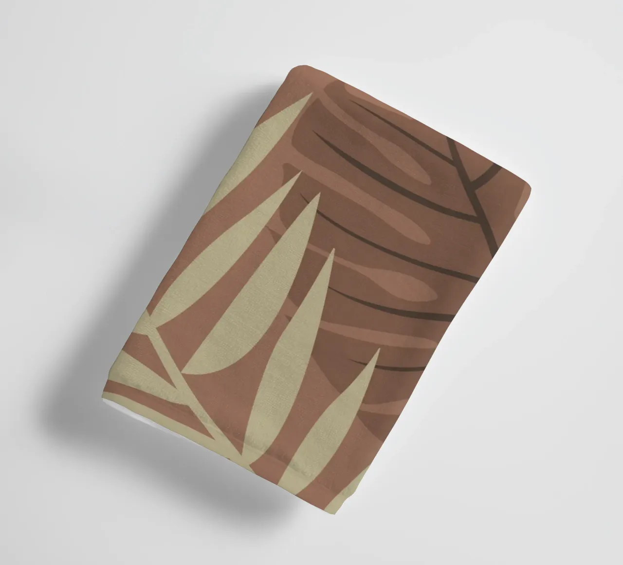 Piante Mocha Mousse | Pantone 2025 asciugamano da bagno da Ana Paniagua Design