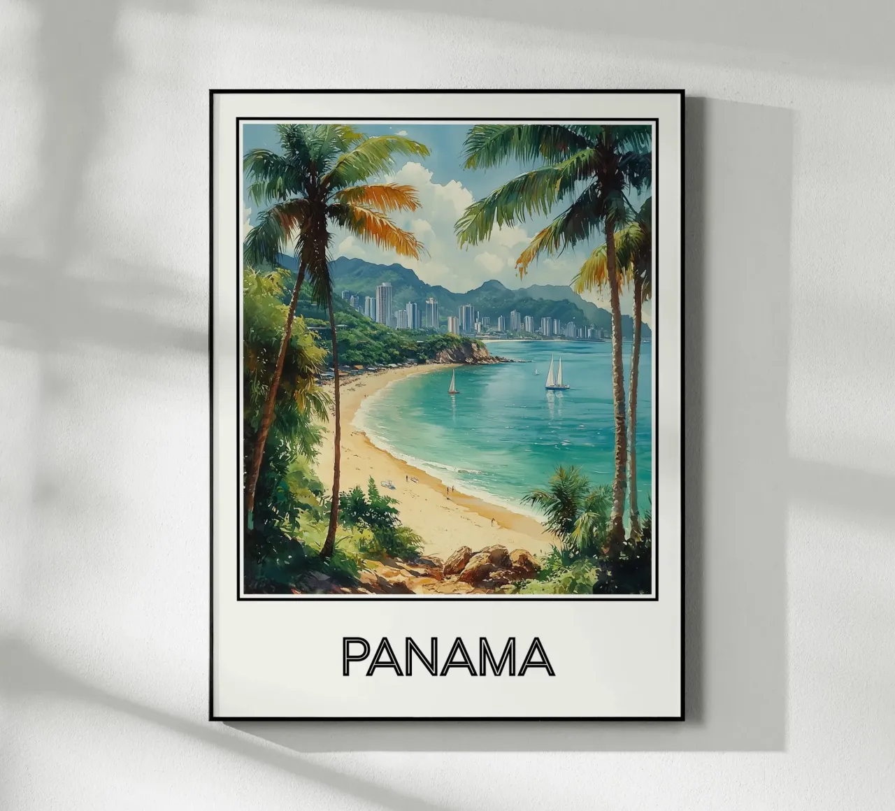 Affiche Panama plexiglass da Frame the World