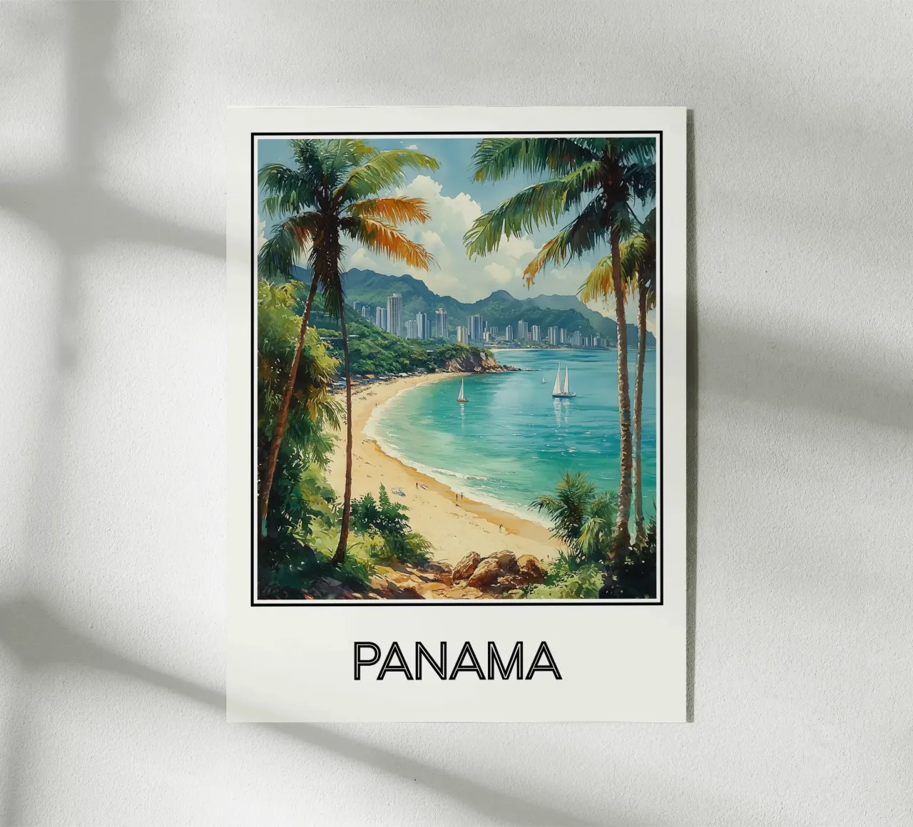 Affiche Panama plexiglass da Frame the World