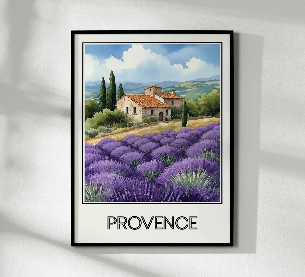 Affiche Provence France hahnemühle de Frame the World