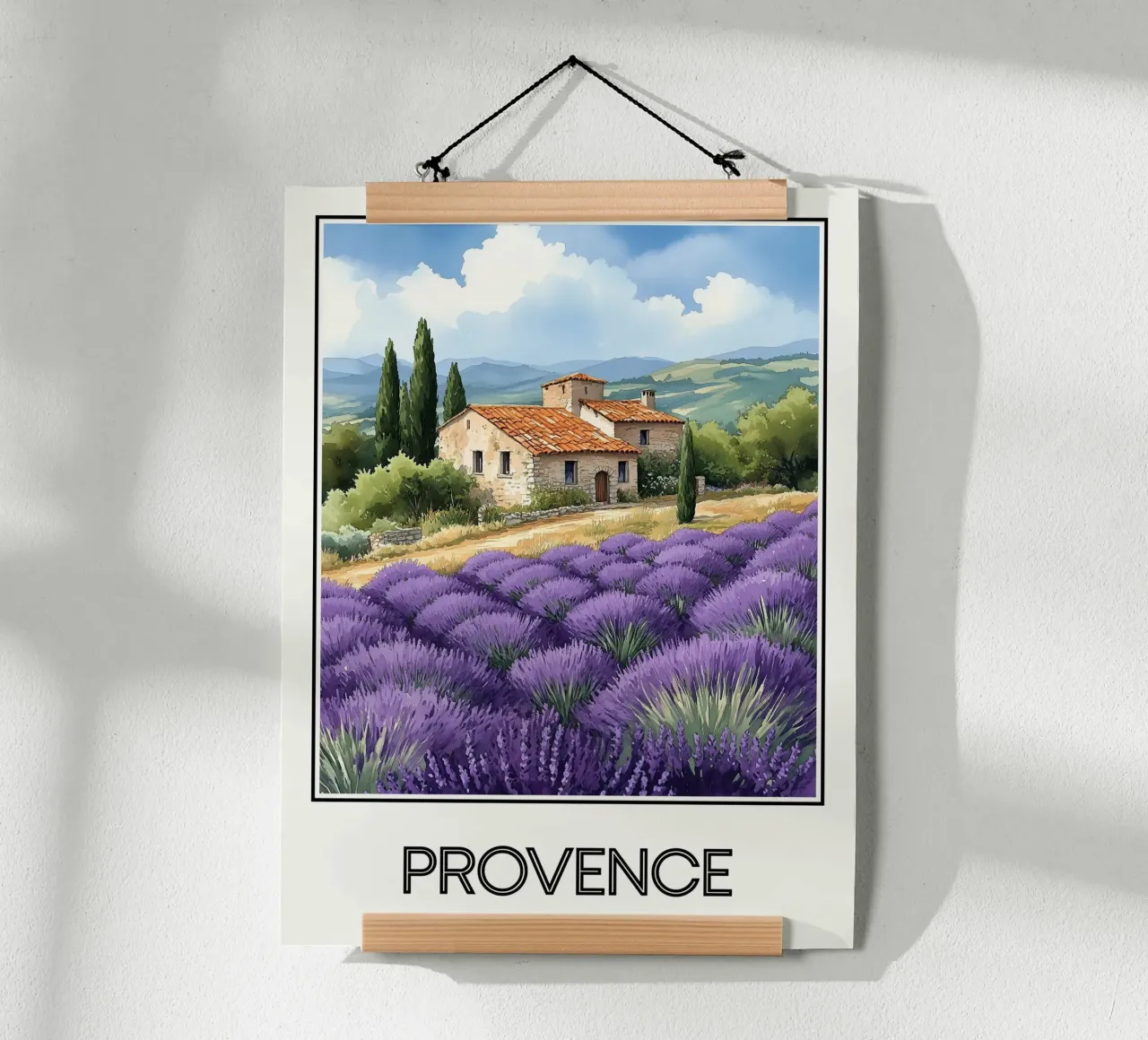 Affiche Provence France hahnemühle de Frame the World