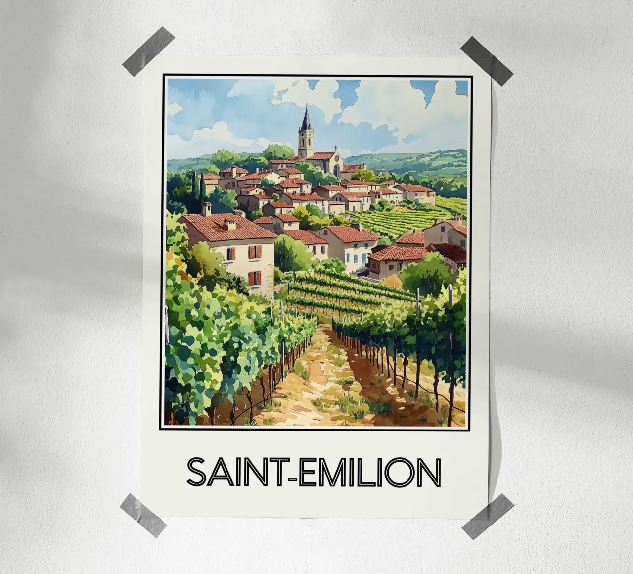 Saint-Émilion carta hahnemühle da Frame the World