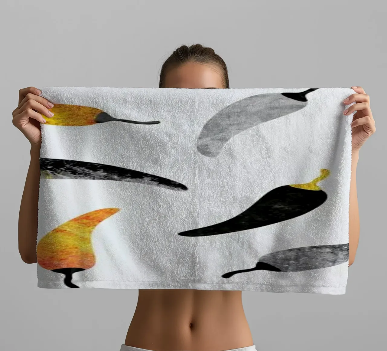 Chilli Peppers asciugamano da bagno da Elisabeth Fredriksson