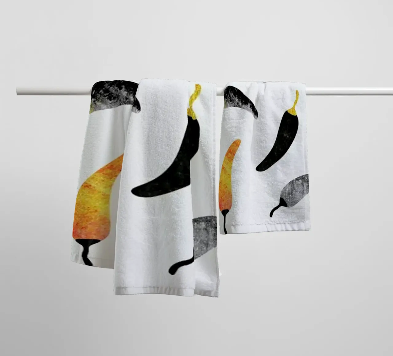 Chilli Peppers asciugamano da bagno da Elisabeth Fredriksson