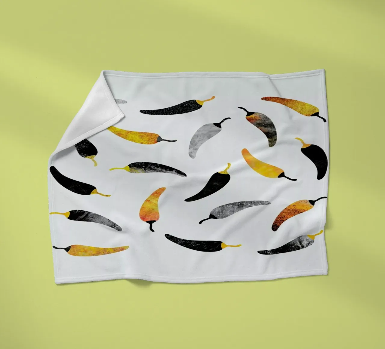 Chilli Peppers coperta in pile da Elisabeth Fredriksson