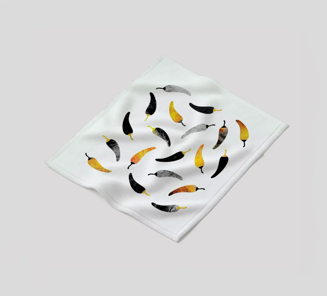 Chilli Peppers coperta in pile da Elisabeth Fredriksson