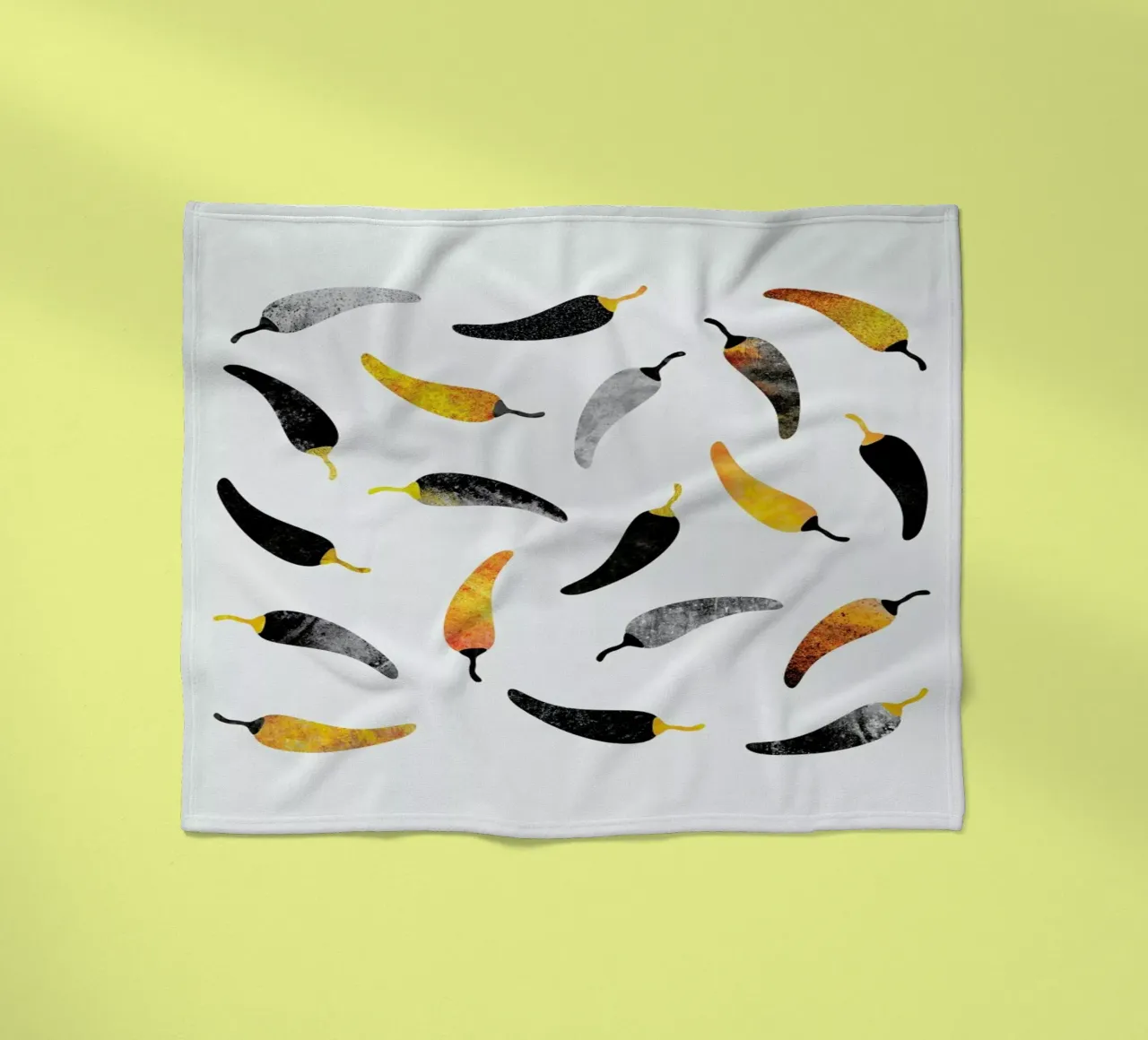 Chilli Peppers coperta in pile da Elisabeth Fredriksson