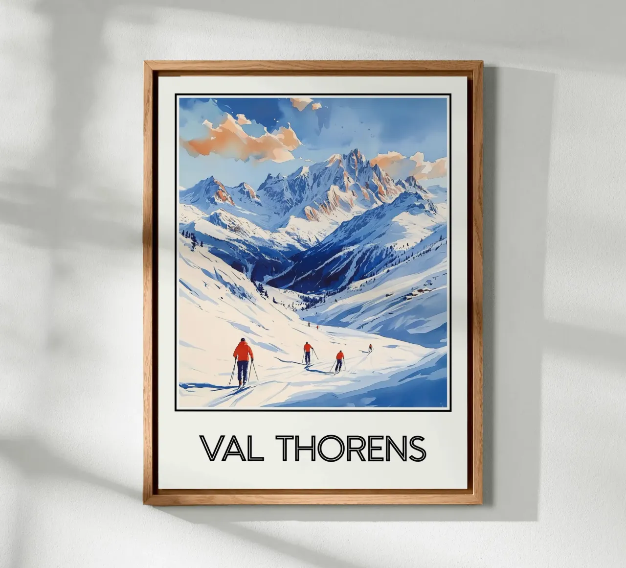 Val Thorens alluminio dibond da Frame the World