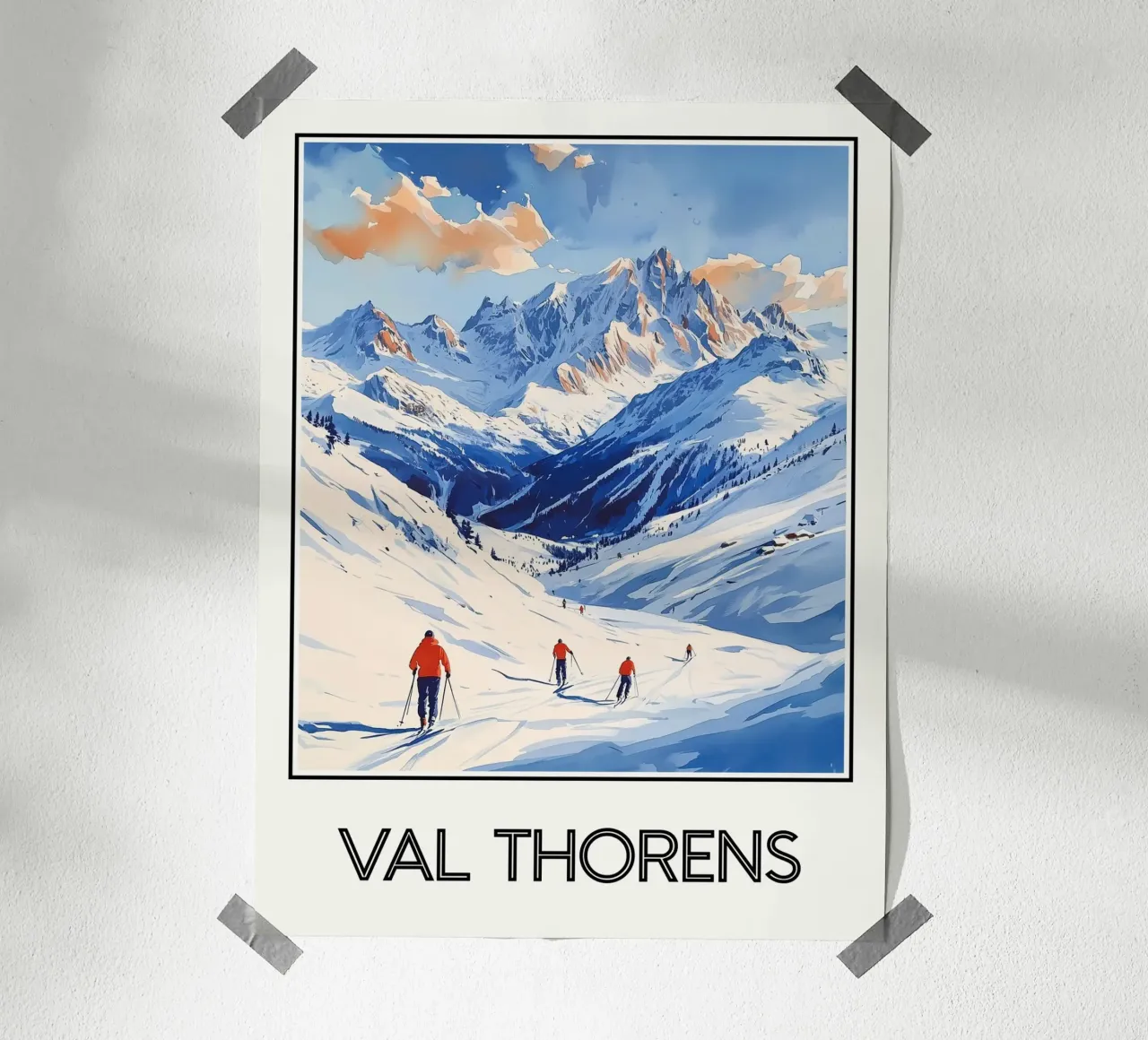 Val Thorens carta hahnemühle da Frame the World