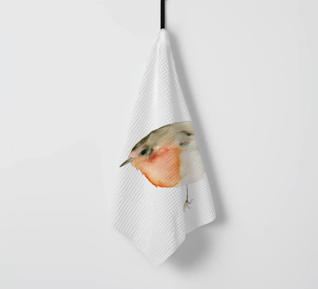 Rotkehlchen canovaccio da cucina da Catherina Turk Aquarelle