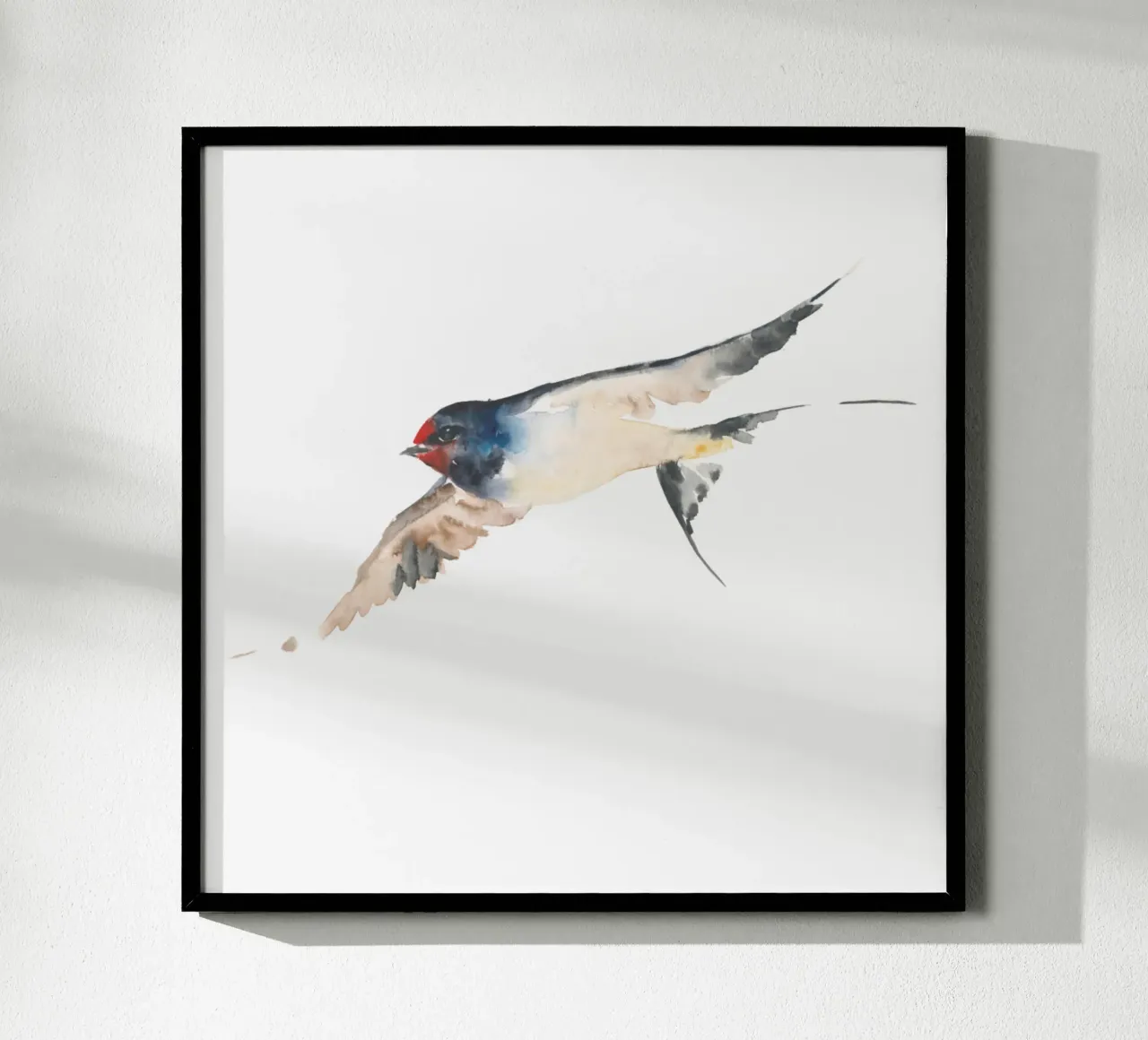 Swallow hahnemühle by Catherina Turk Aquarelle