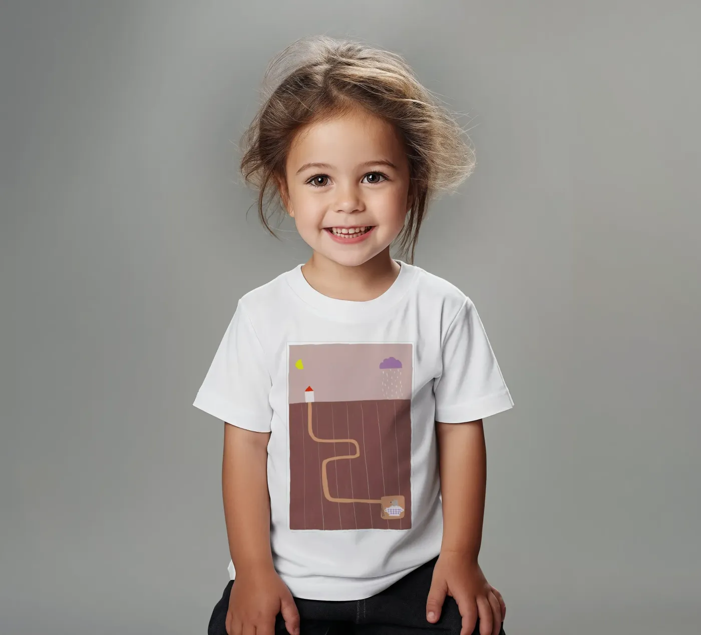 Taking A Bath kinder t-shirt van Anika Merten