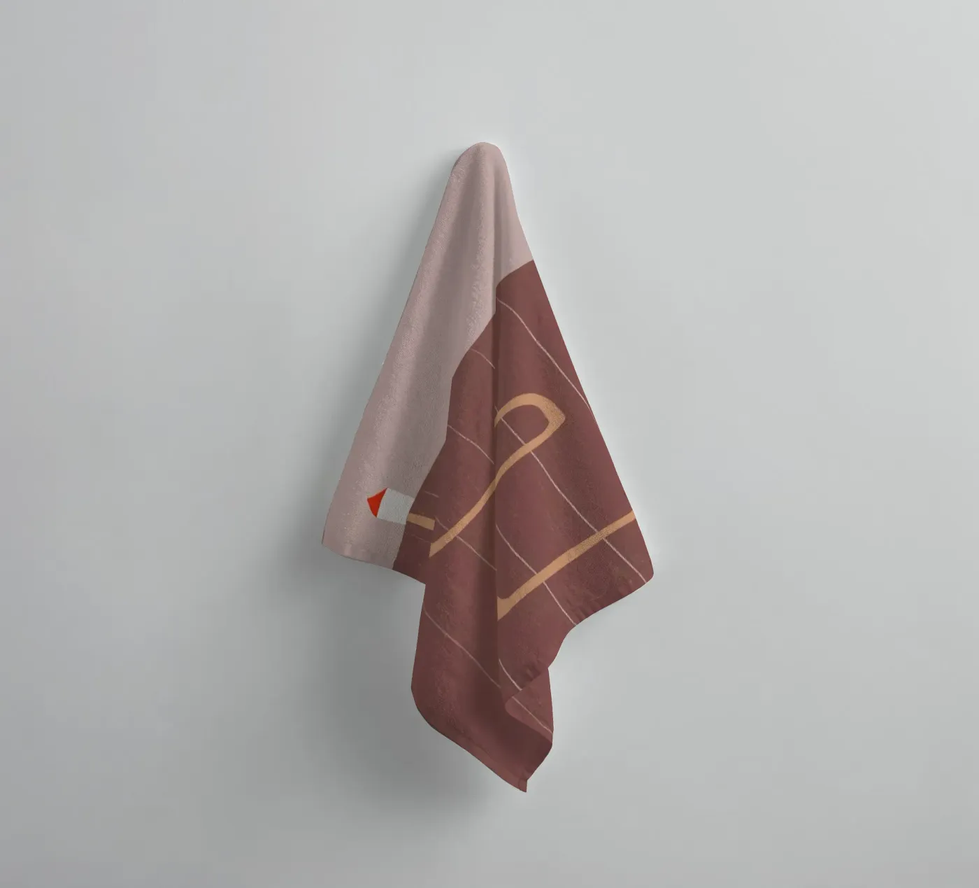 Taking A Bath towel by Anika Merten