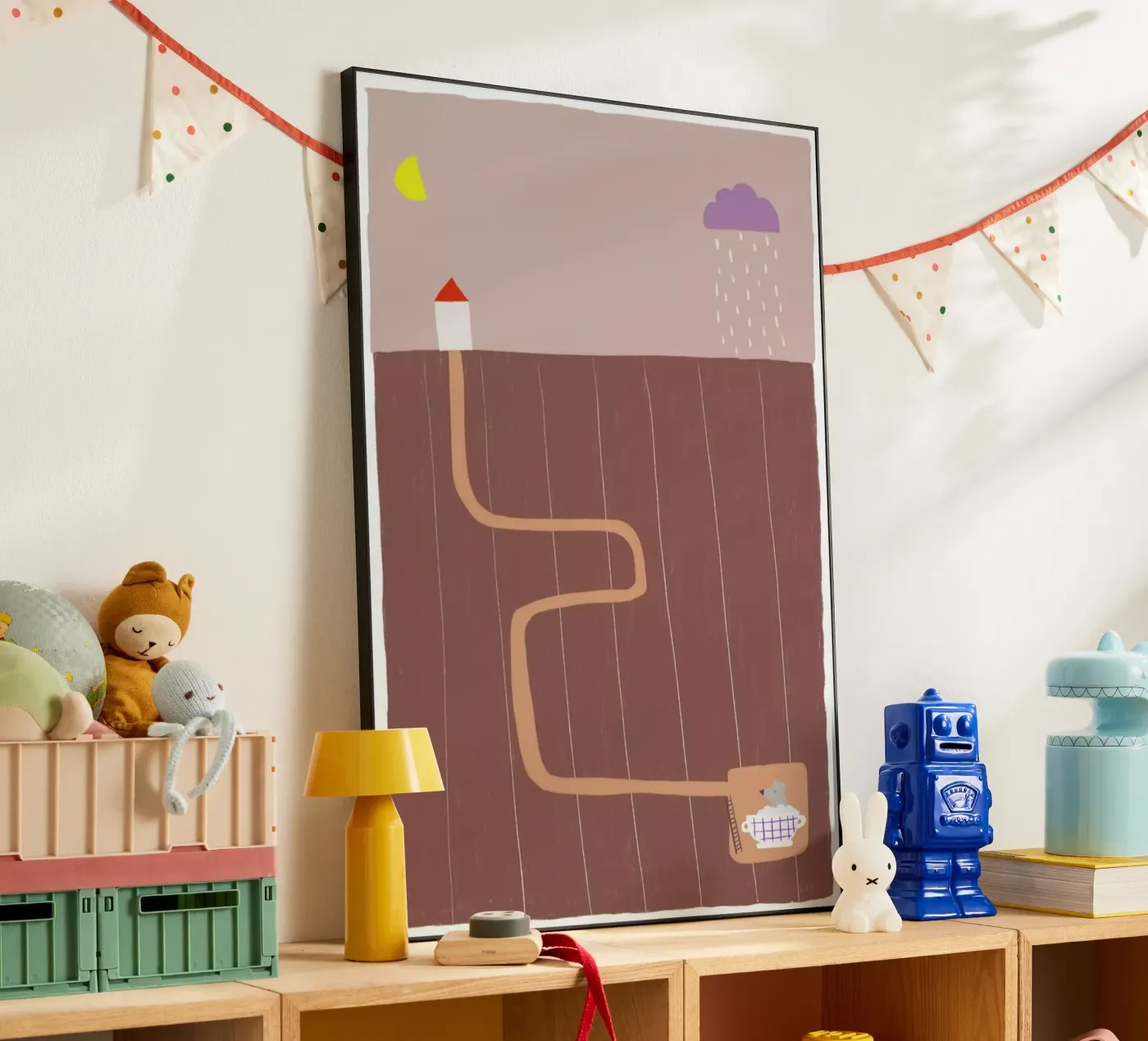 Taking A Bath alluminio dibond da Anika Merten