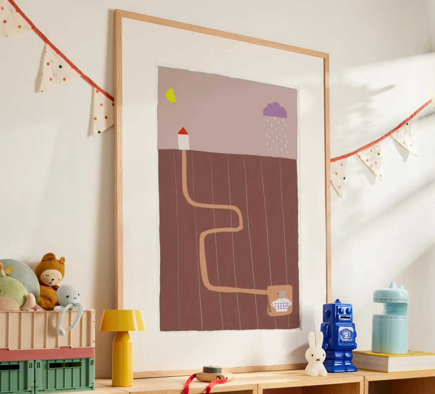 Taking A Bath Poster von Anika Merten