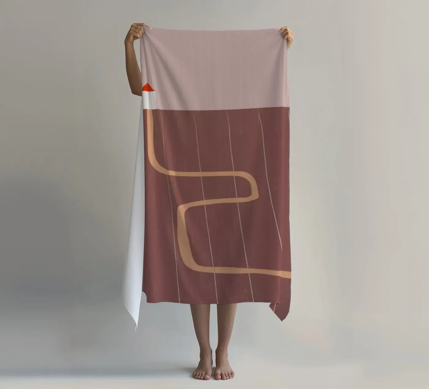 Taking A Bath strandhanddoek van Anika Merten