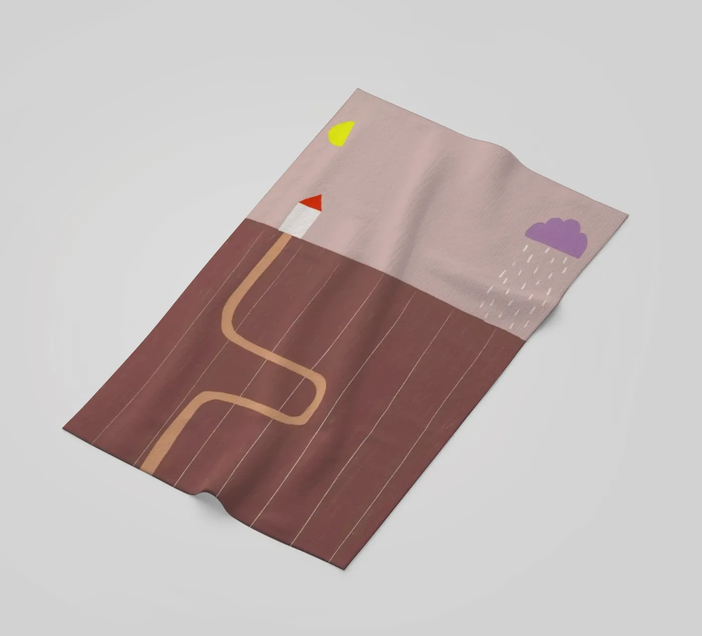 Taking A Bath strandhanddoek van Anika Merten