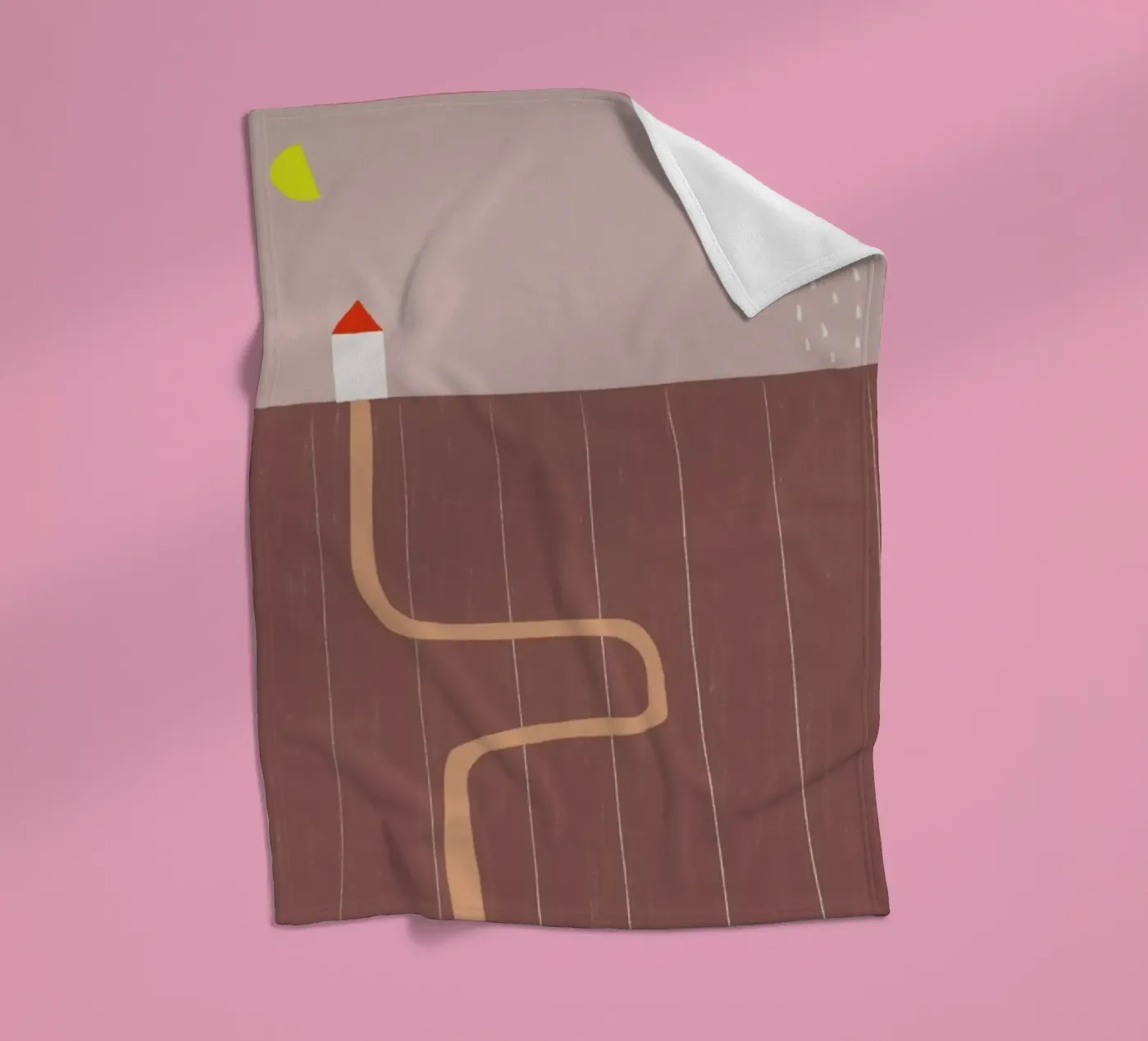 Taking A Bath fleecedeken van Anika Merten