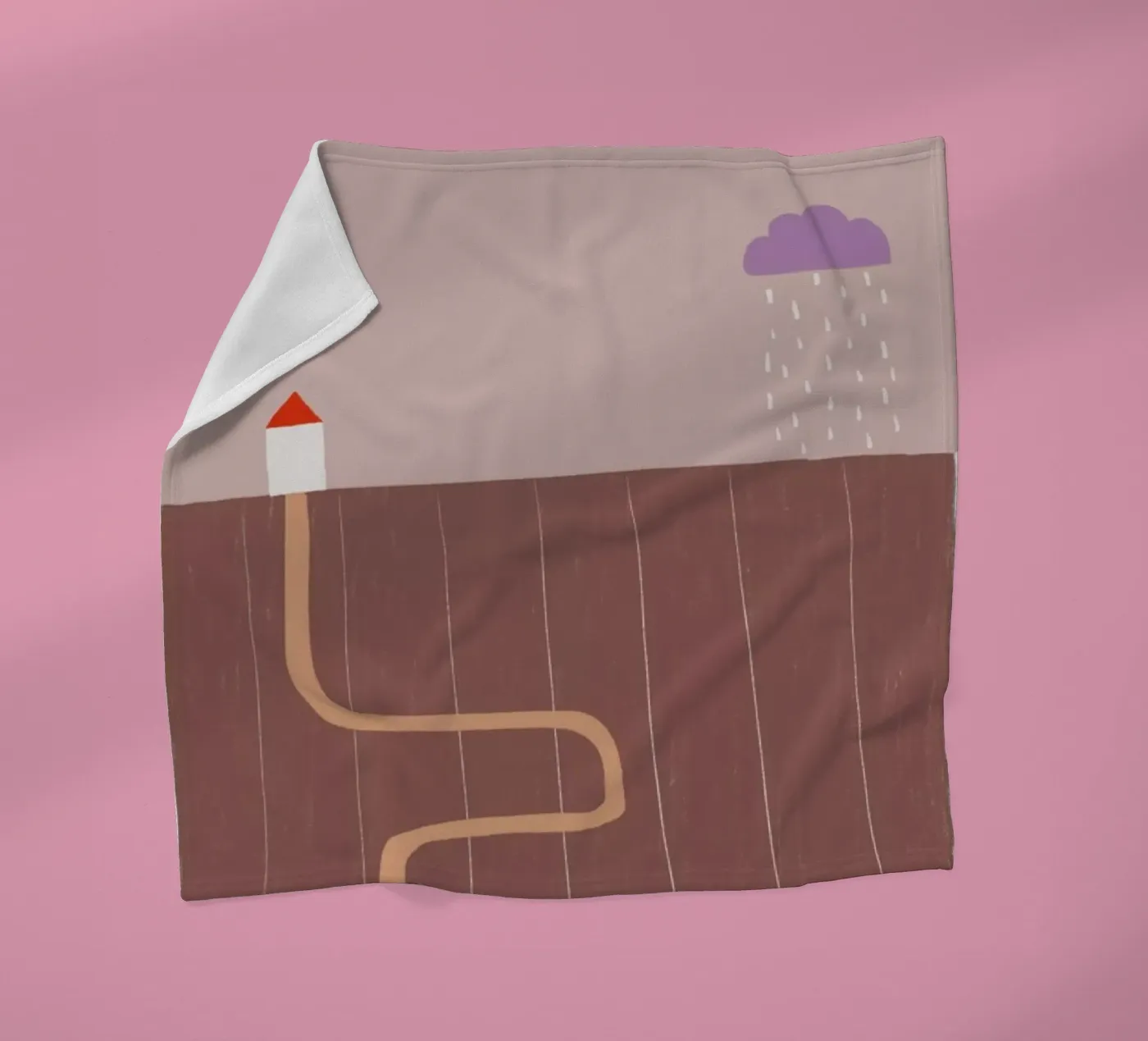 Taking A Bath fleecedeken van Anika Merten