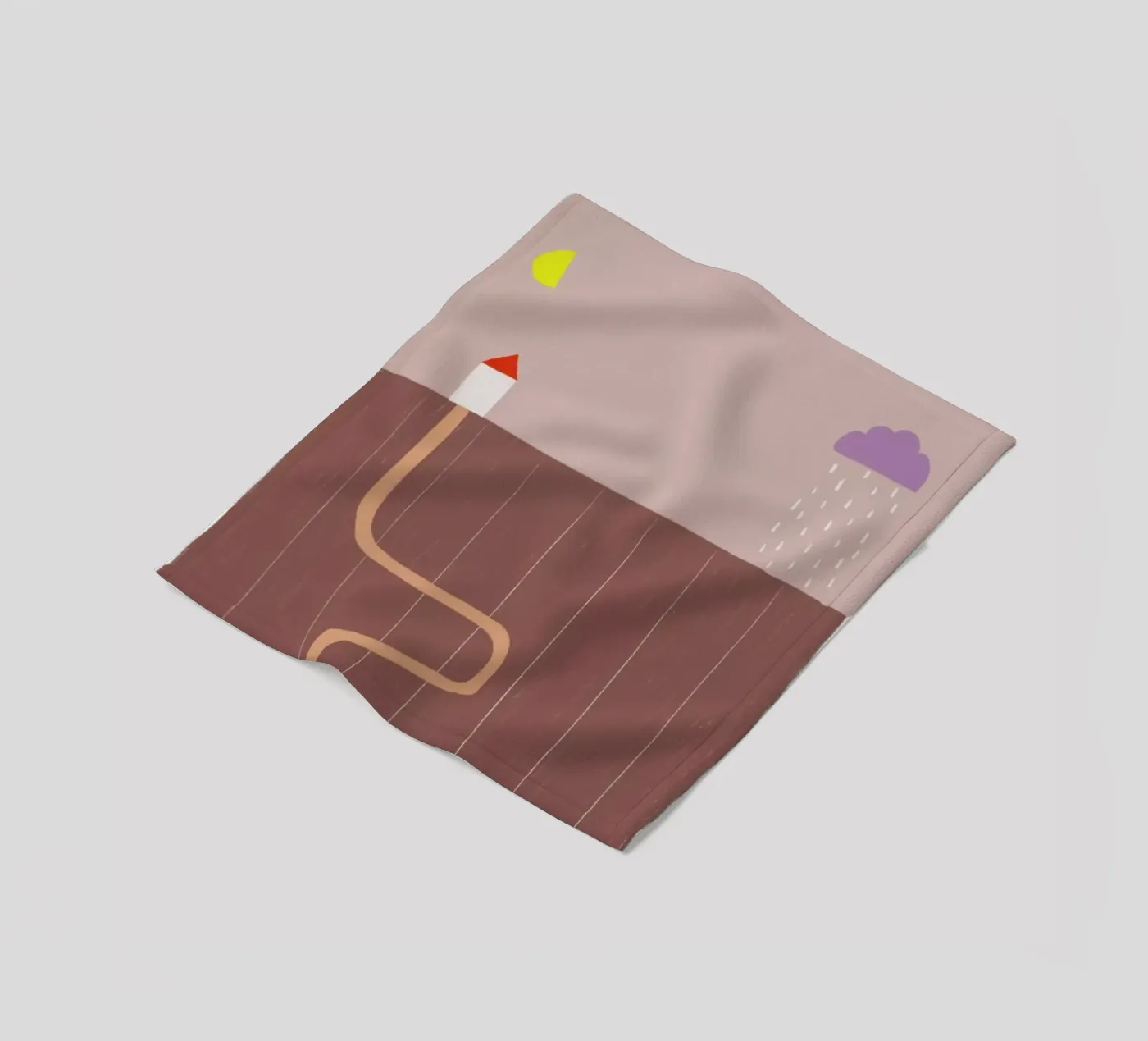 Taking A Bath fleecedeken van Anika Merten