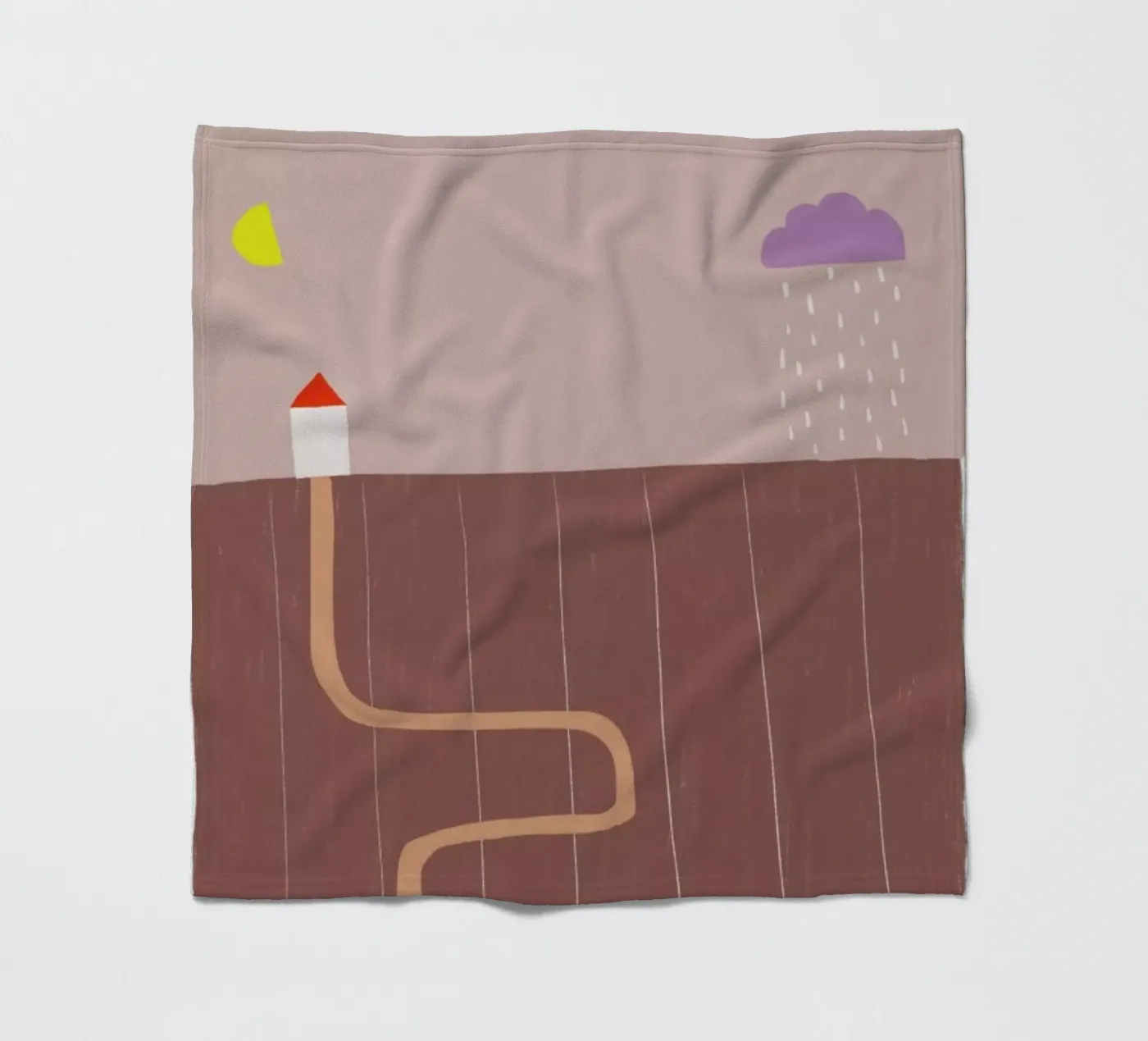 Taking A Bath fleecedeken van Anika Merten