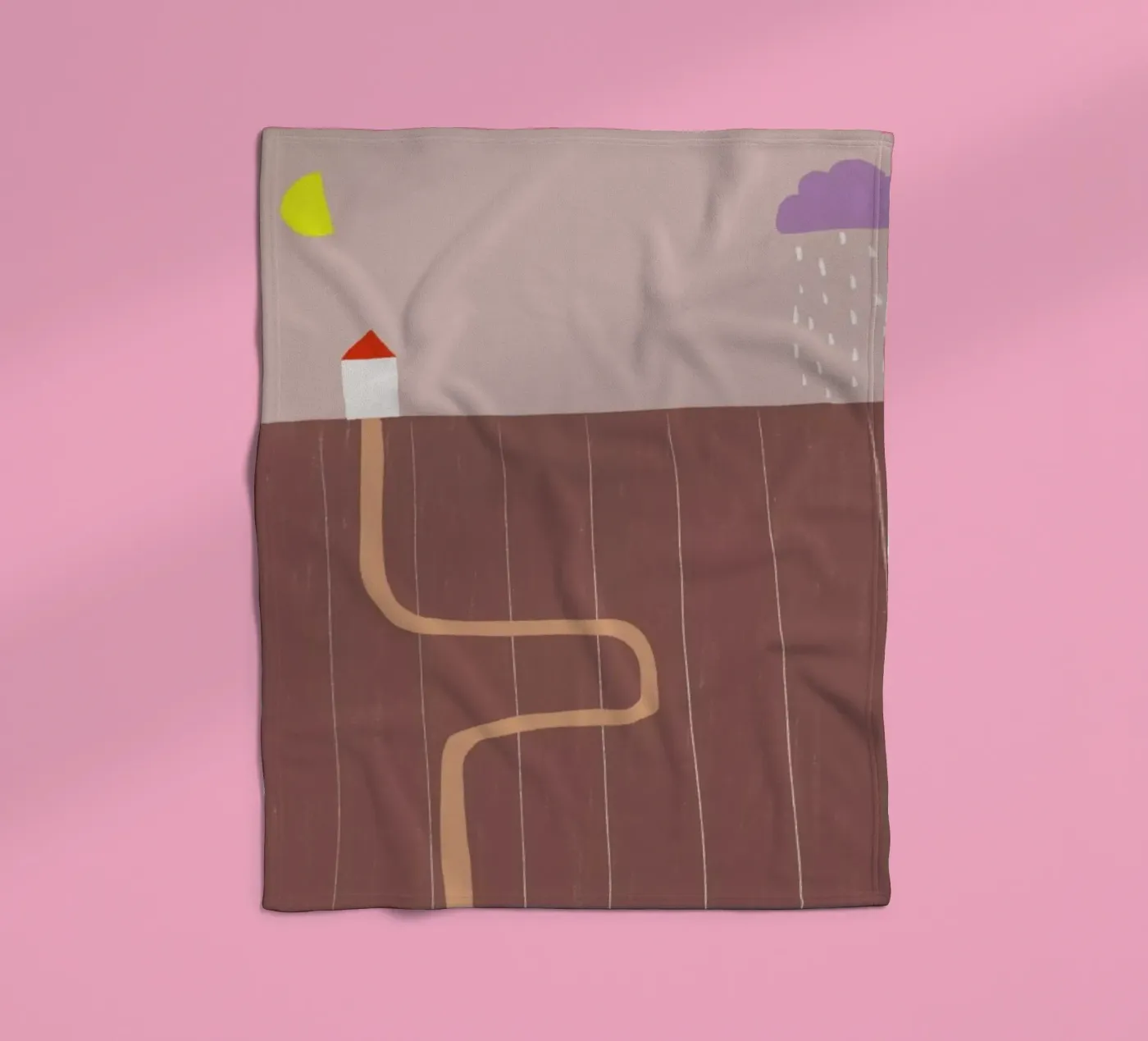 Taking A Bath fleecedeken van Anika Merten