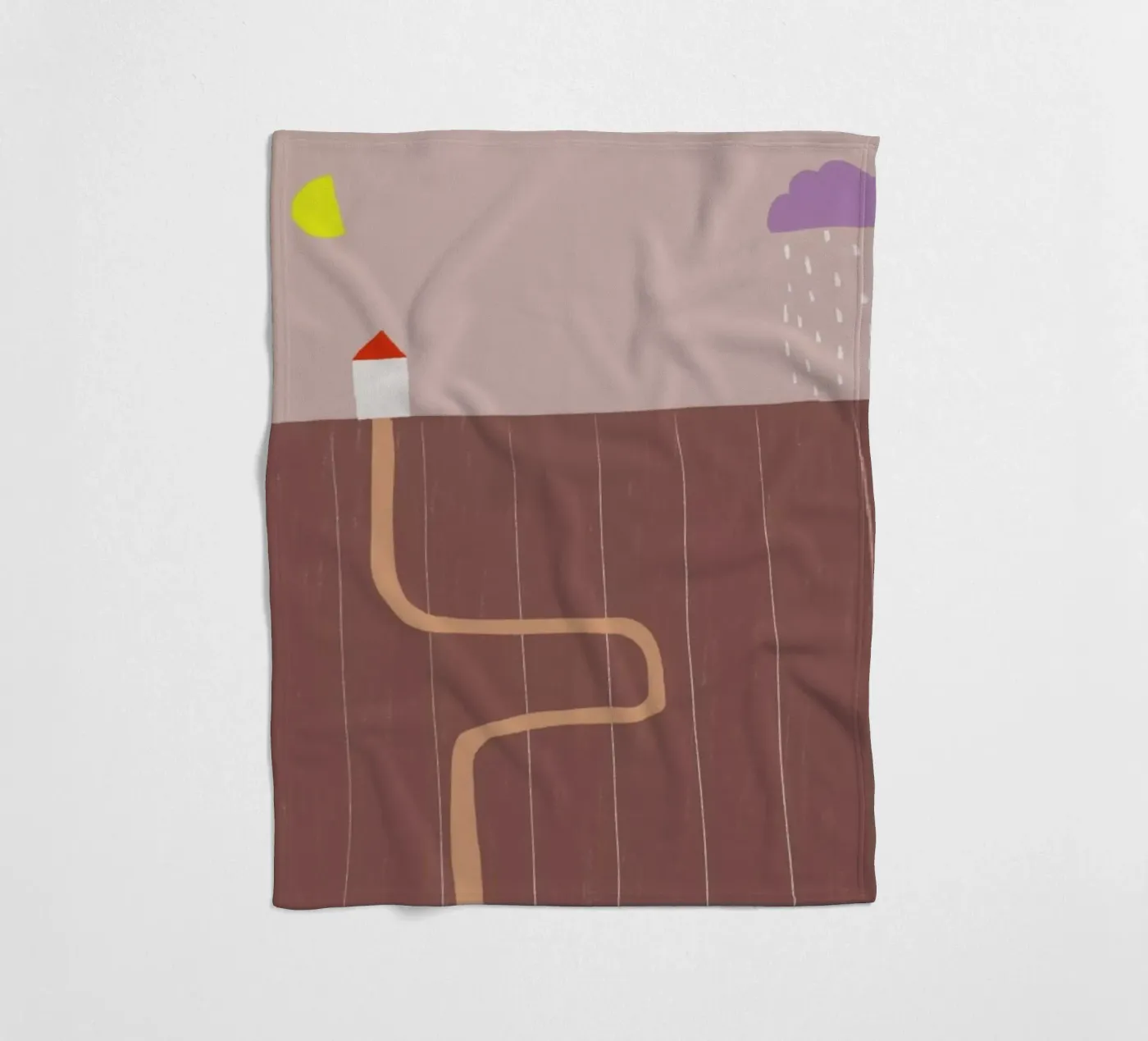 Taking A Bath fleecedeken van Anika Merten