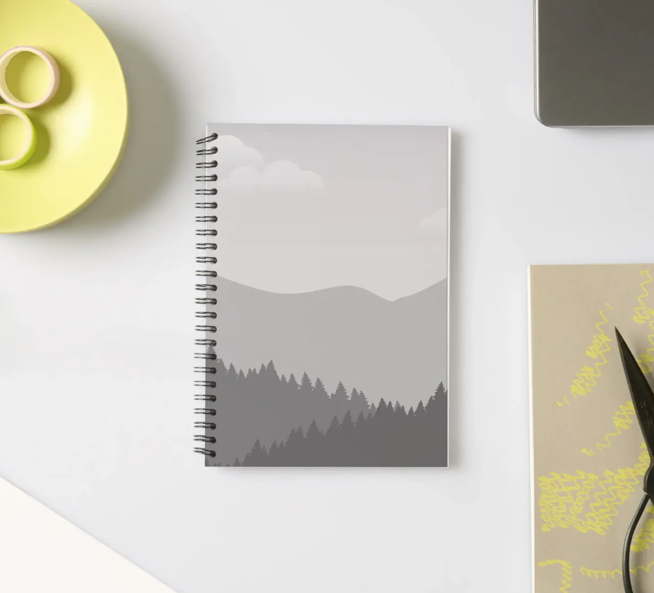 Life is a dance of accepting and letting go spiral notebook by Ivanka Penjak