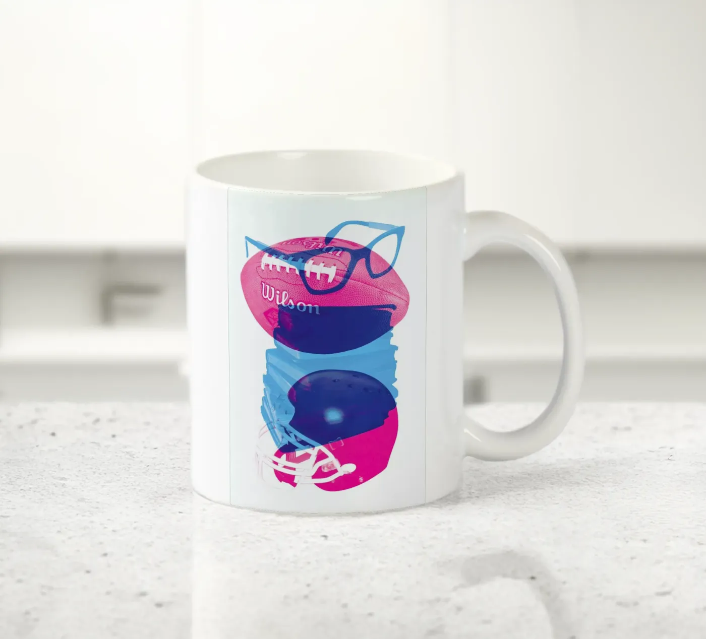 Nerd ceramic mug by Chris Wharton