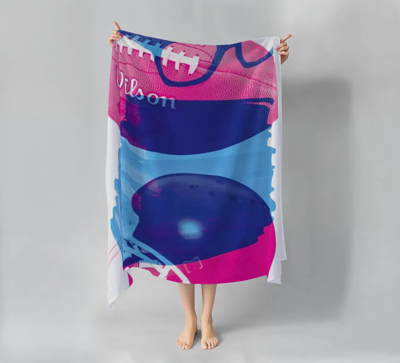 Nerd beach towel by Chris Wharton