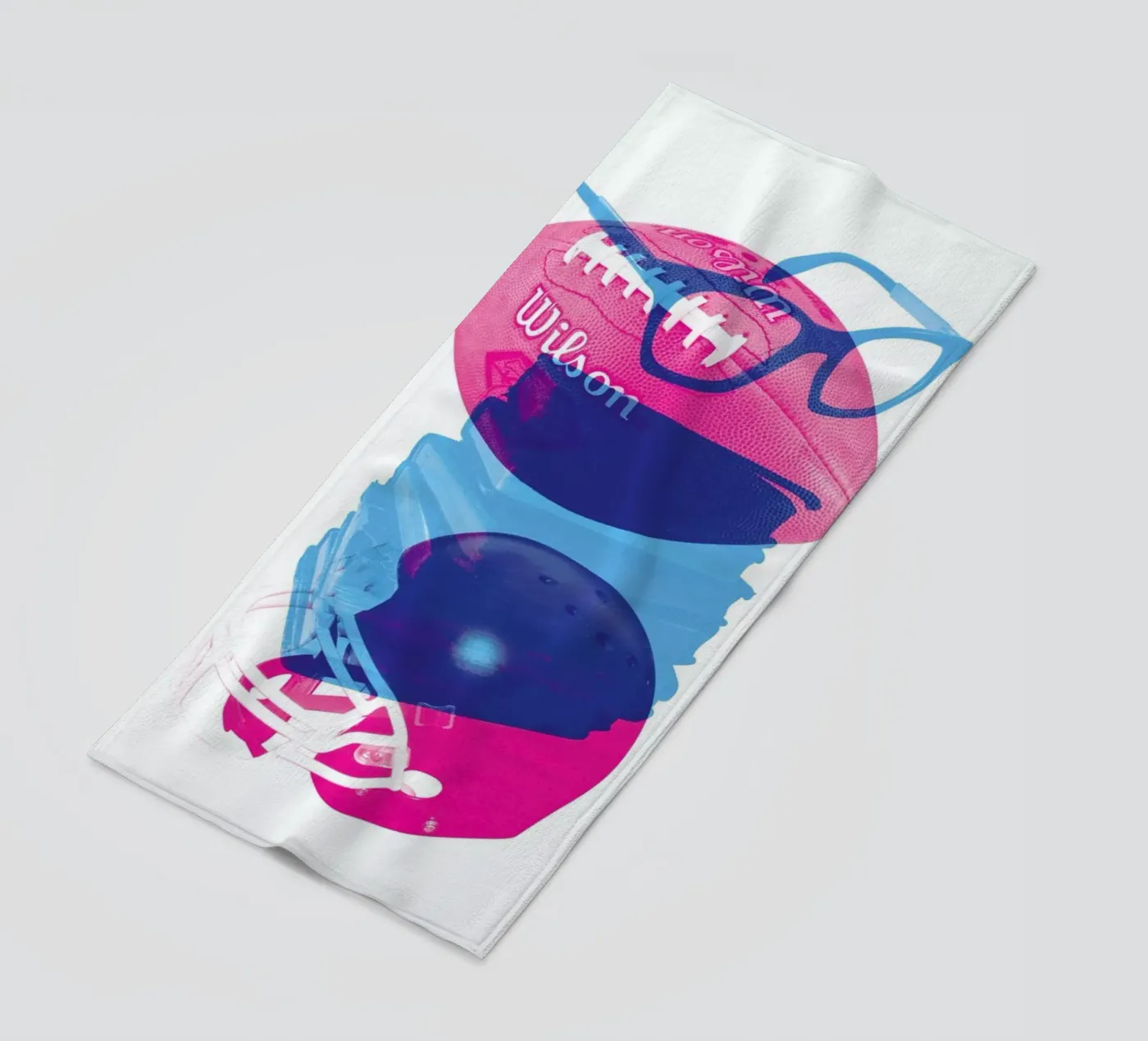 Nerd beach towel by Chris Wharton