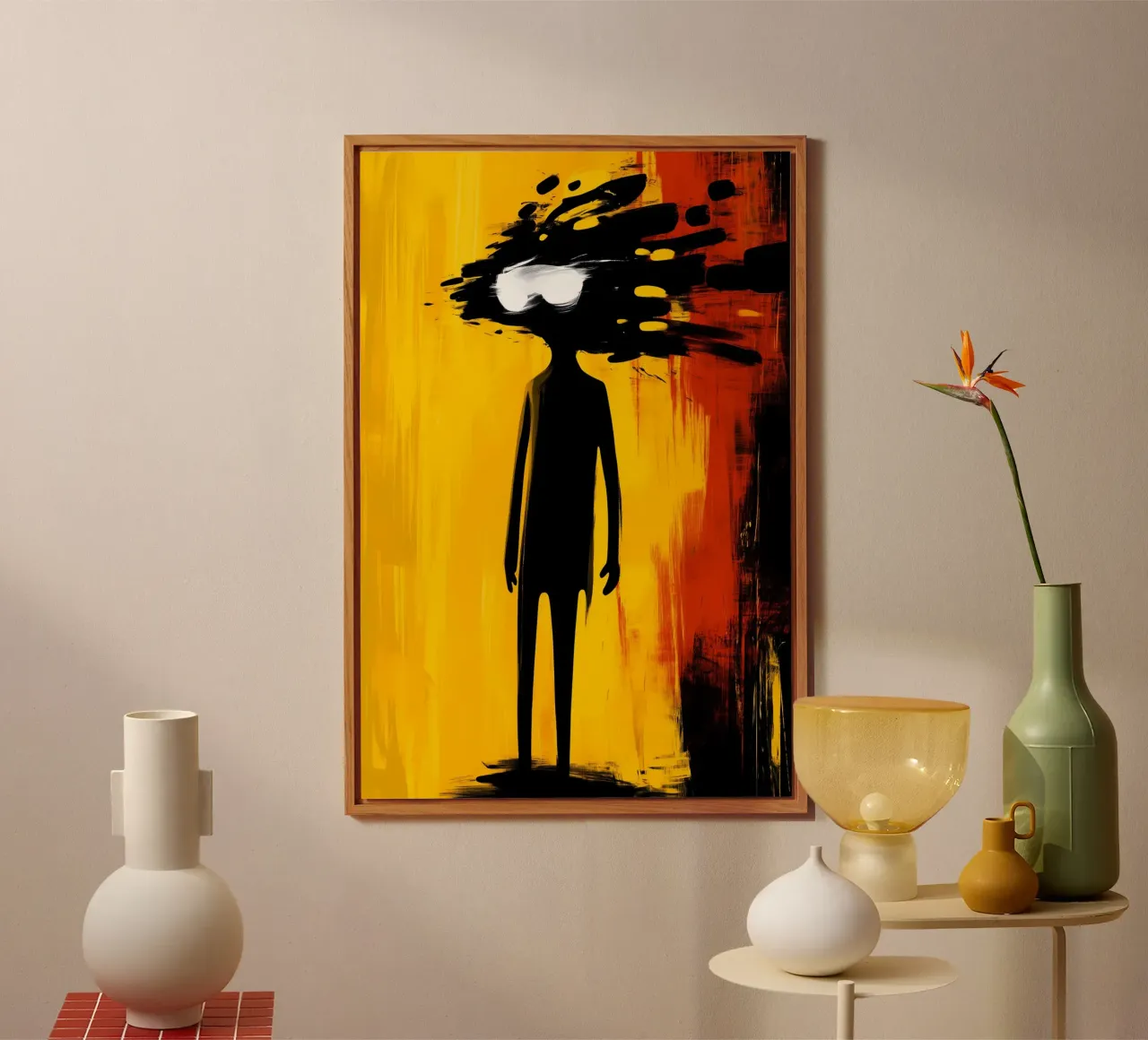Lost in the glow of thoughts alu-dibond by melipo-art
