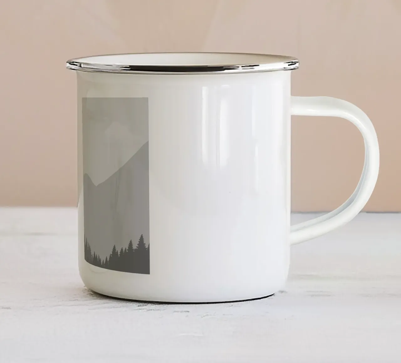 Yin tazza in smalto da Ivanka Penjak