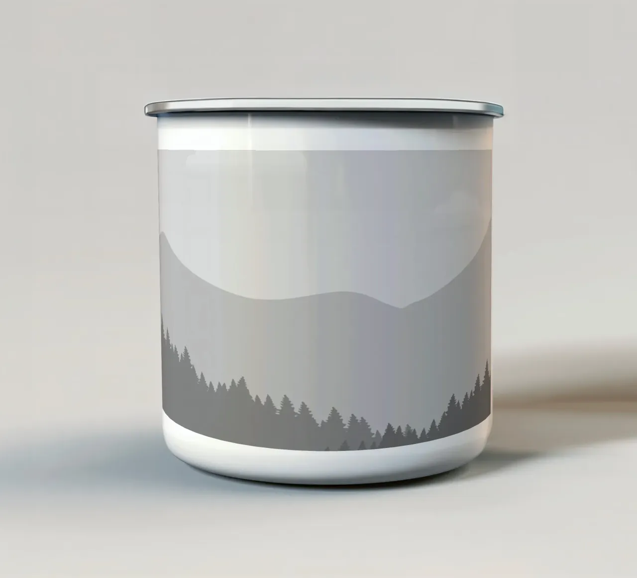 Yin tazza in smalto da Ivanka Penjak