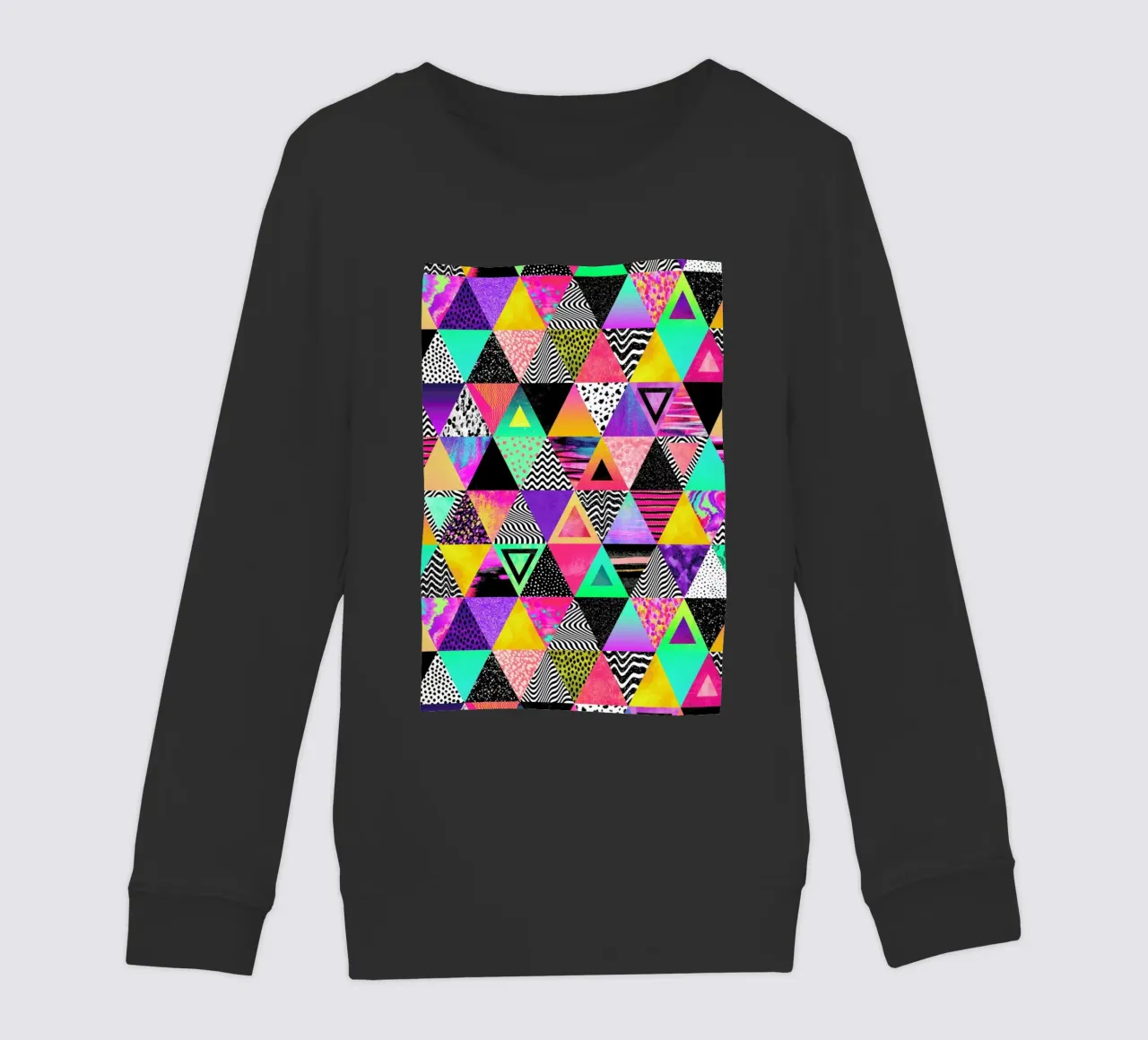 Quirky Triangles felpa bambino da Elisabeth Fredriksson
