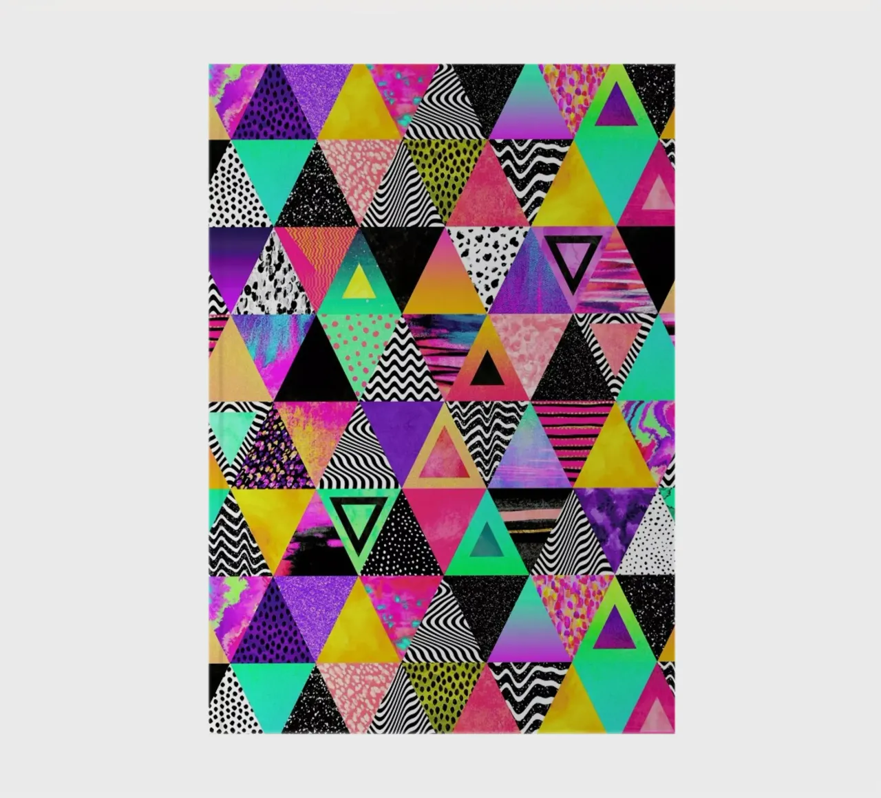Quirky Triangles notebook by Elisabeth Fredriksson
