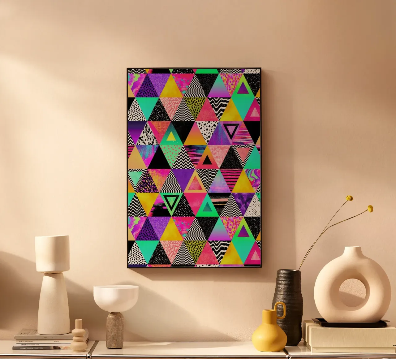 Quirky Triangles plexiglass da Elisabeth Fredriksson