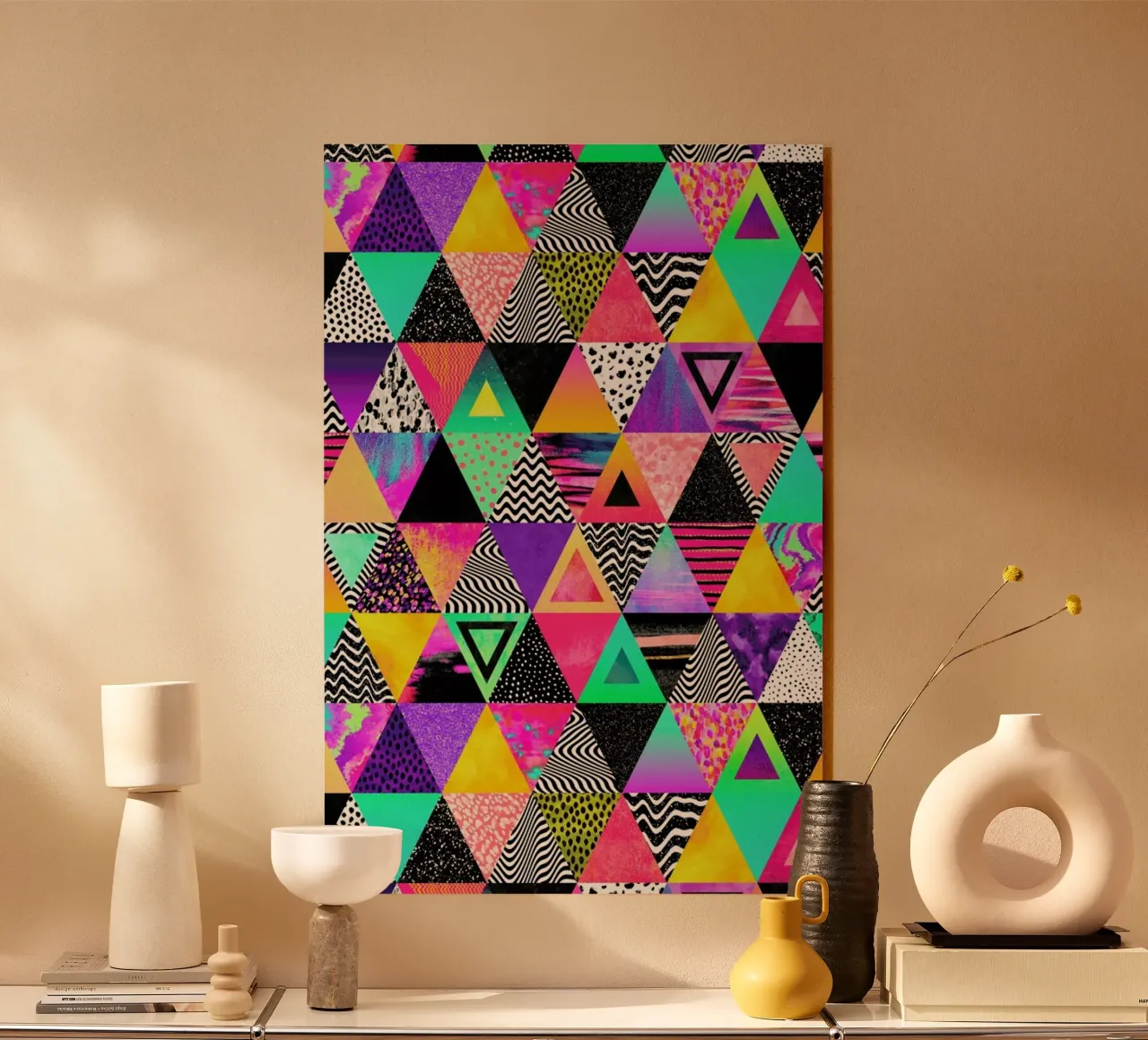 Quirky Triangles plexiglass da Elisabeth Fredriksson