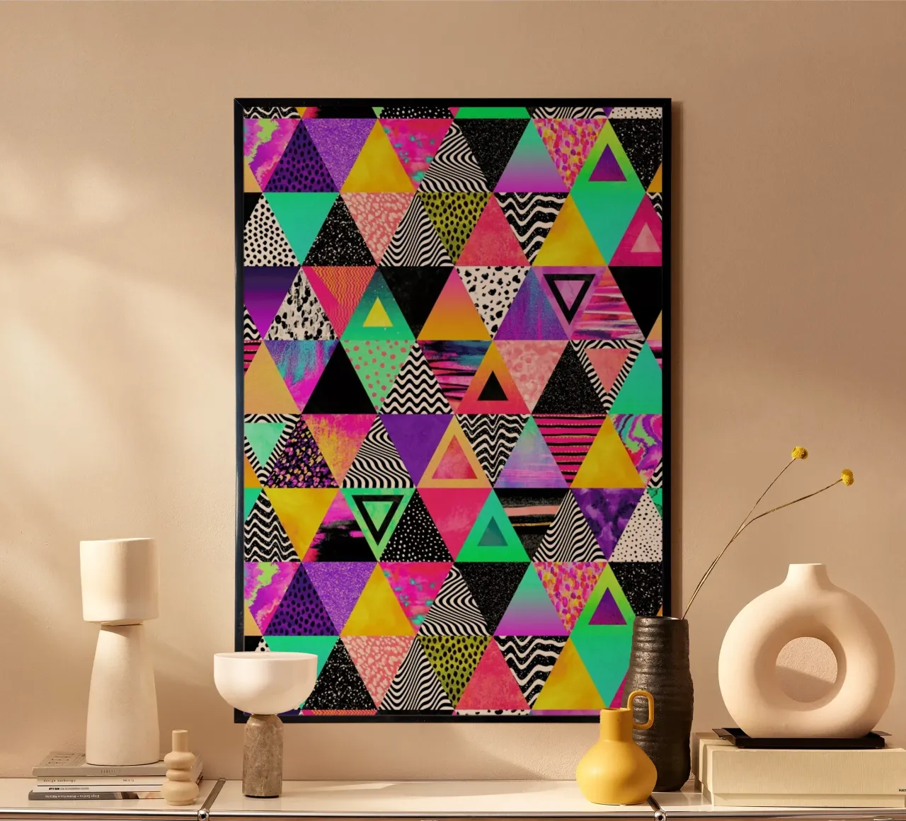 Quirky Triangles carta hahnemühle da Elisabeth Fredriksson