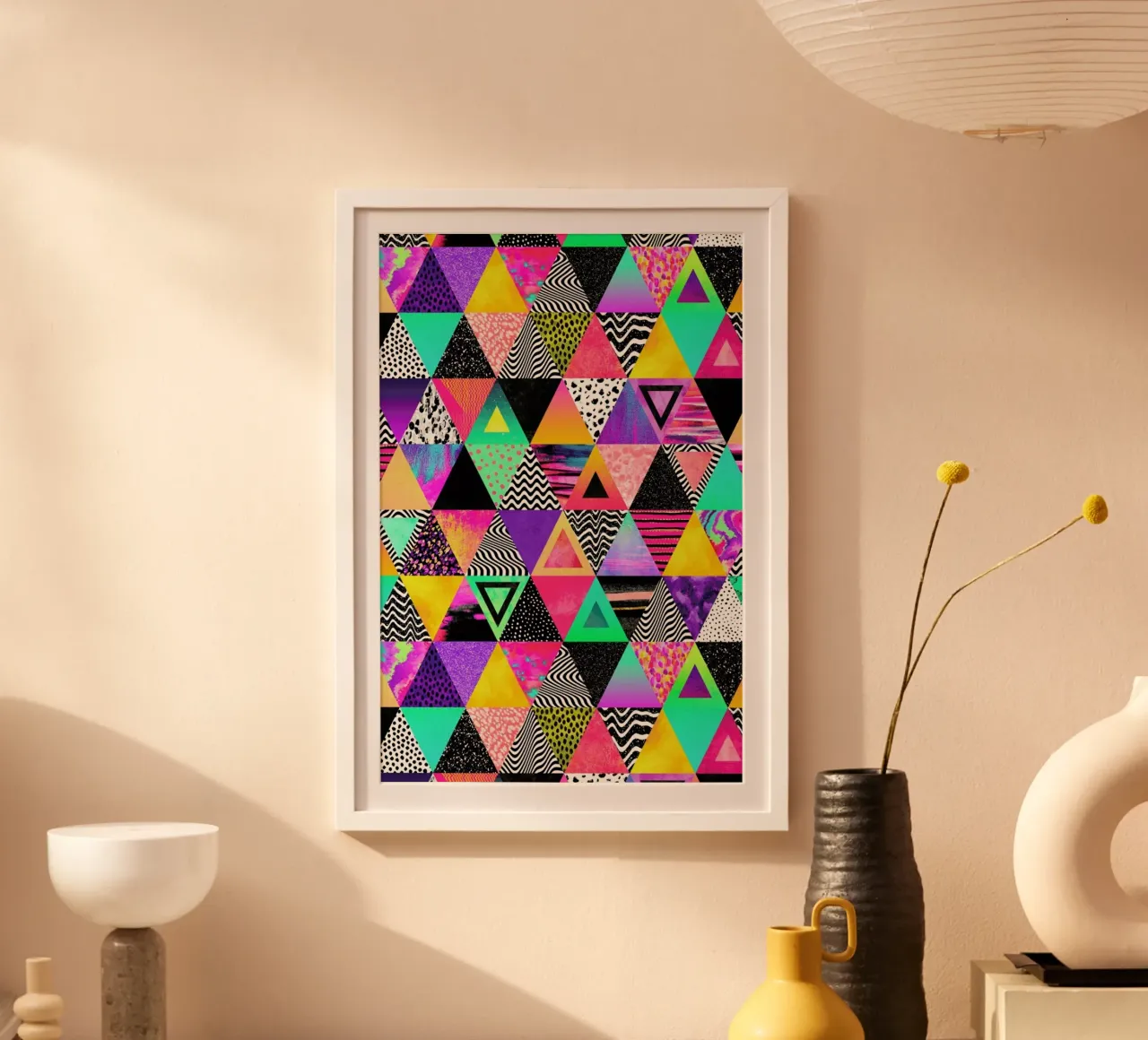 Quirky Triangles carta hahnemühle da Elisabeth Fredriksson