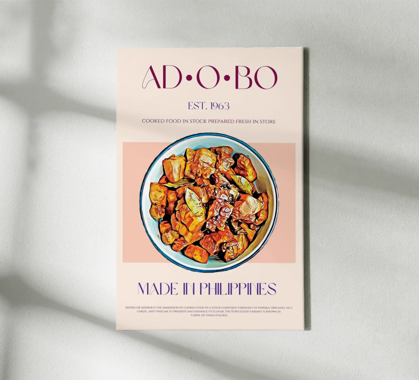 Adobo Print Leinwand von KOKRPrints