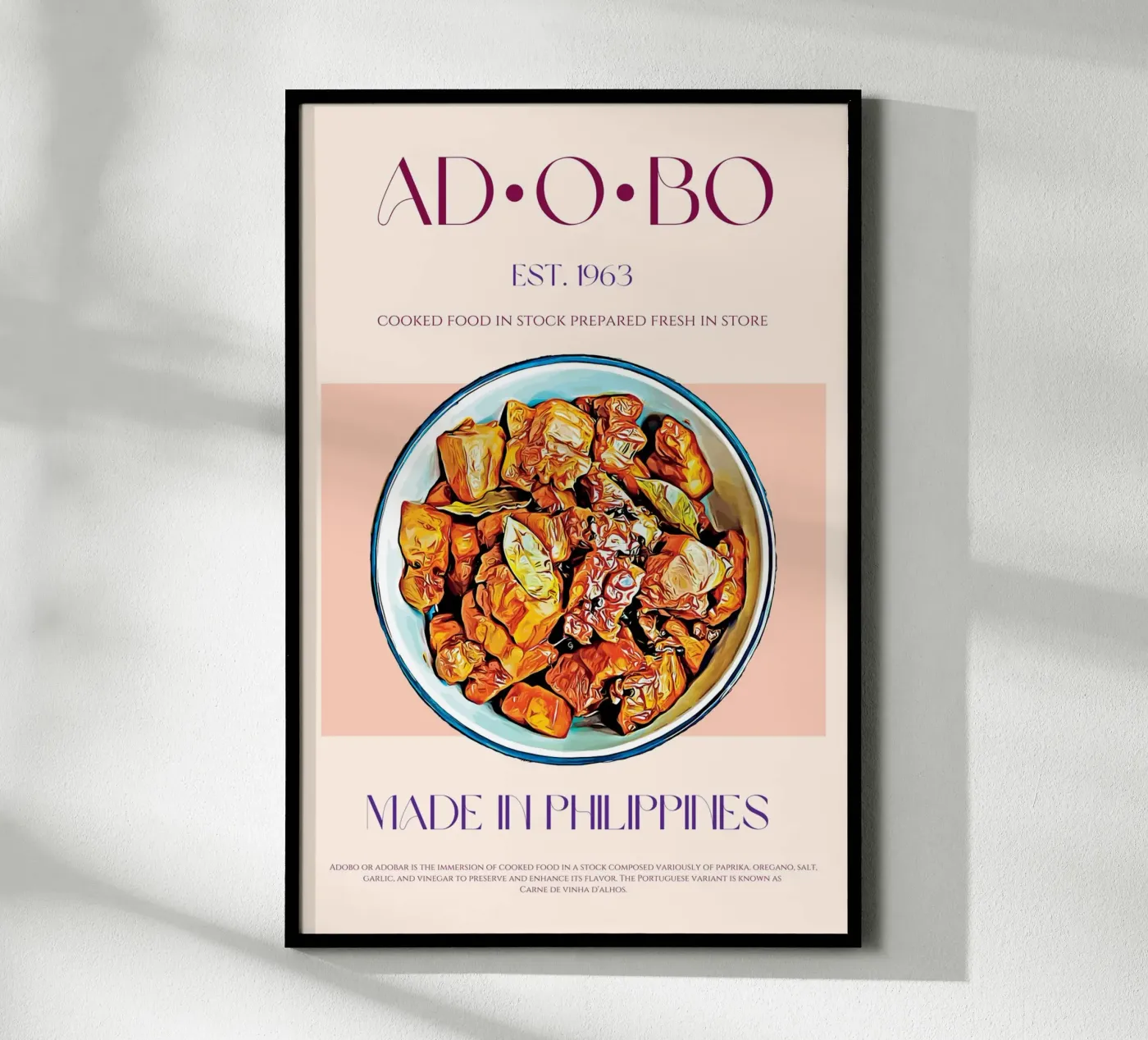 Adobo Print Poster von KOKRPrints