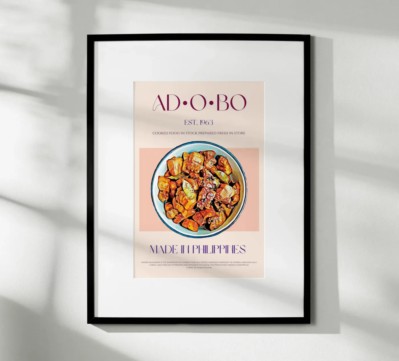 Adobo Print poster de KOKRPrints