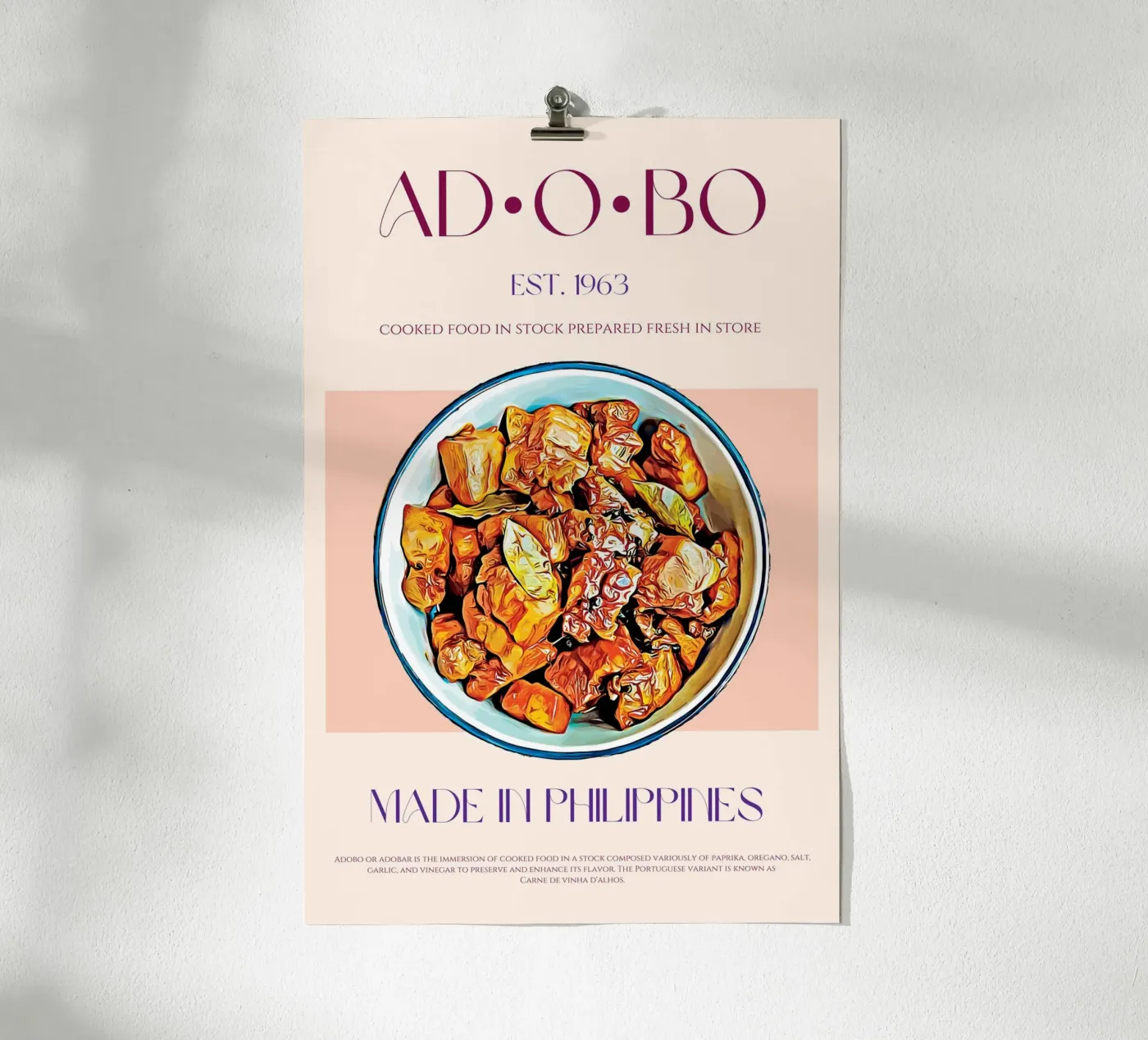 Adobo Print poster de KOKRPrints