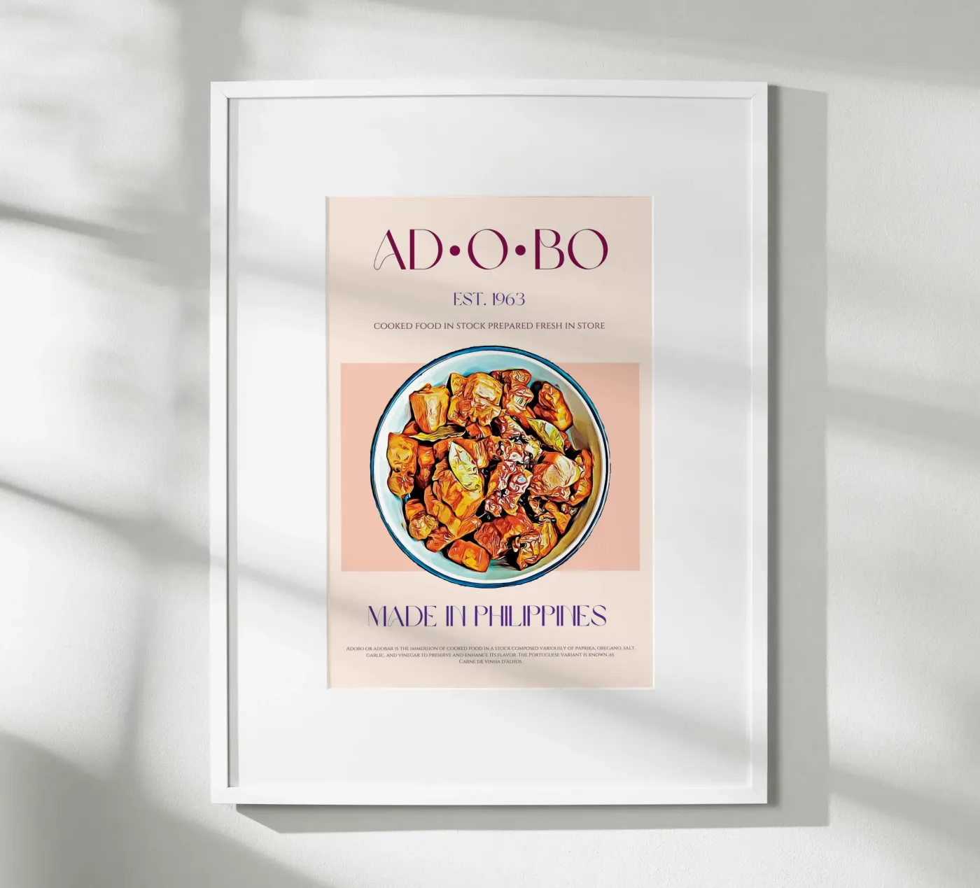 Adobo Print poster de KOKRPrints