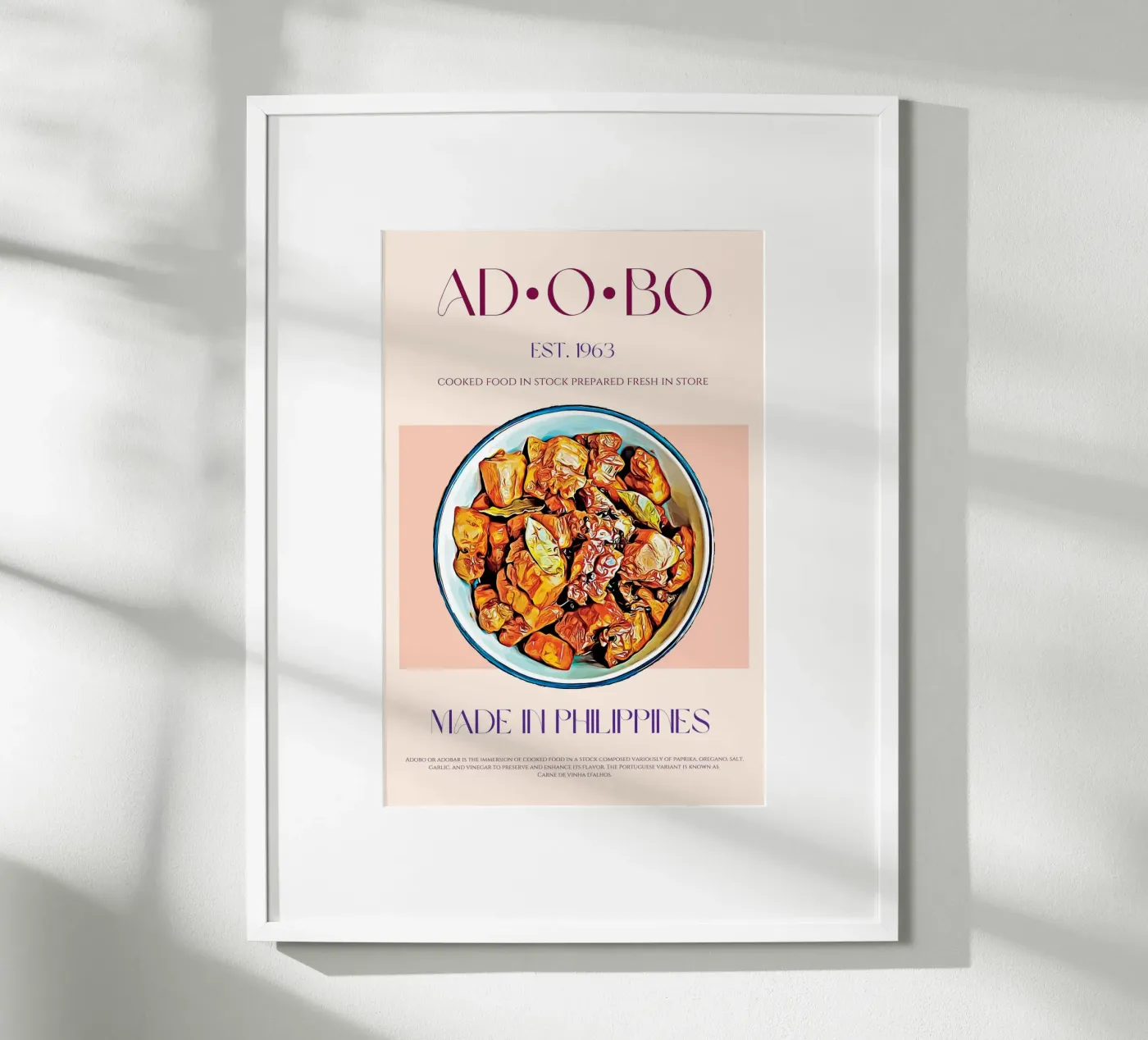 Adobo Print Poster von KOKRPrints