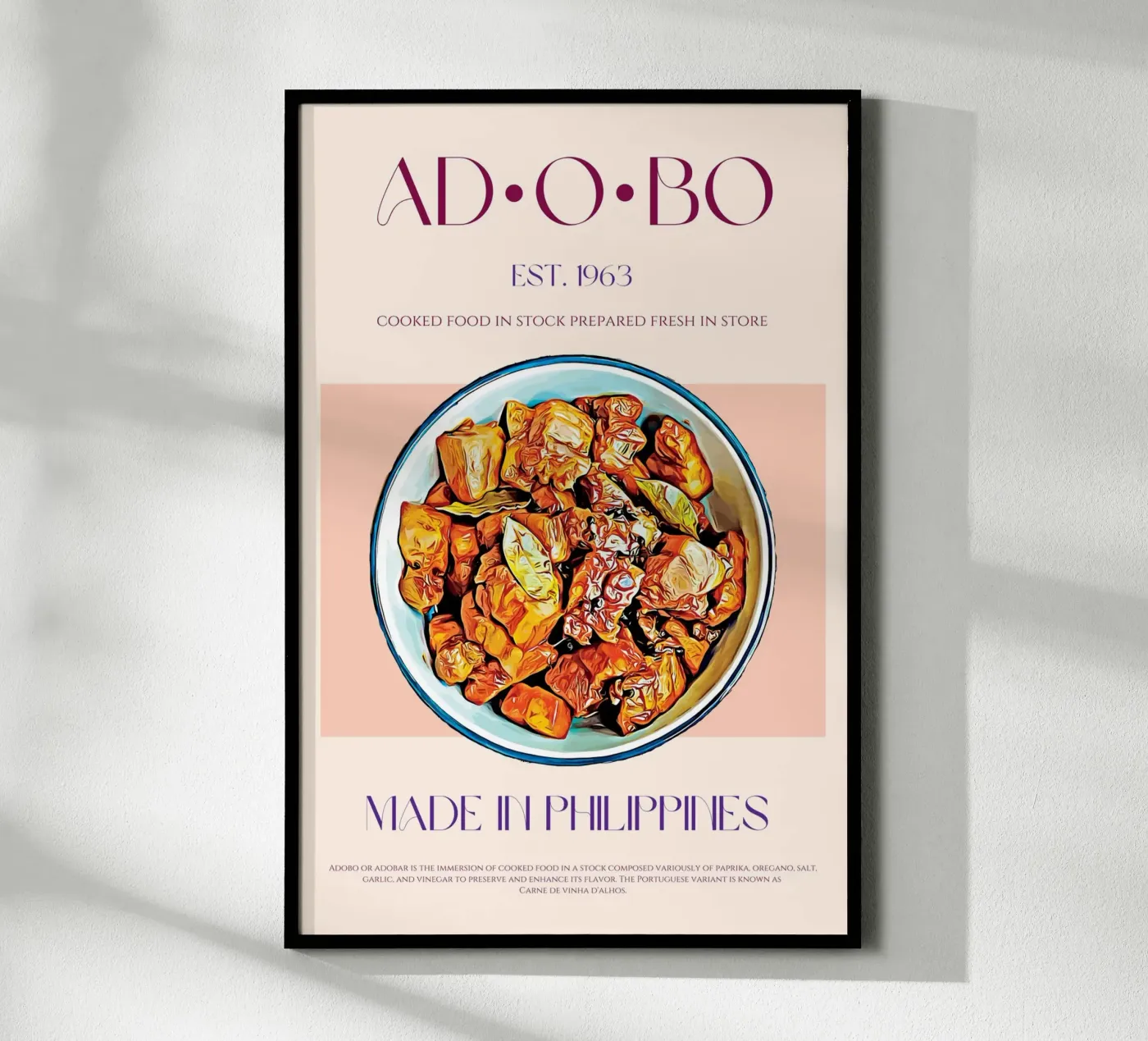 Adobo Print poster de KOKRPrints