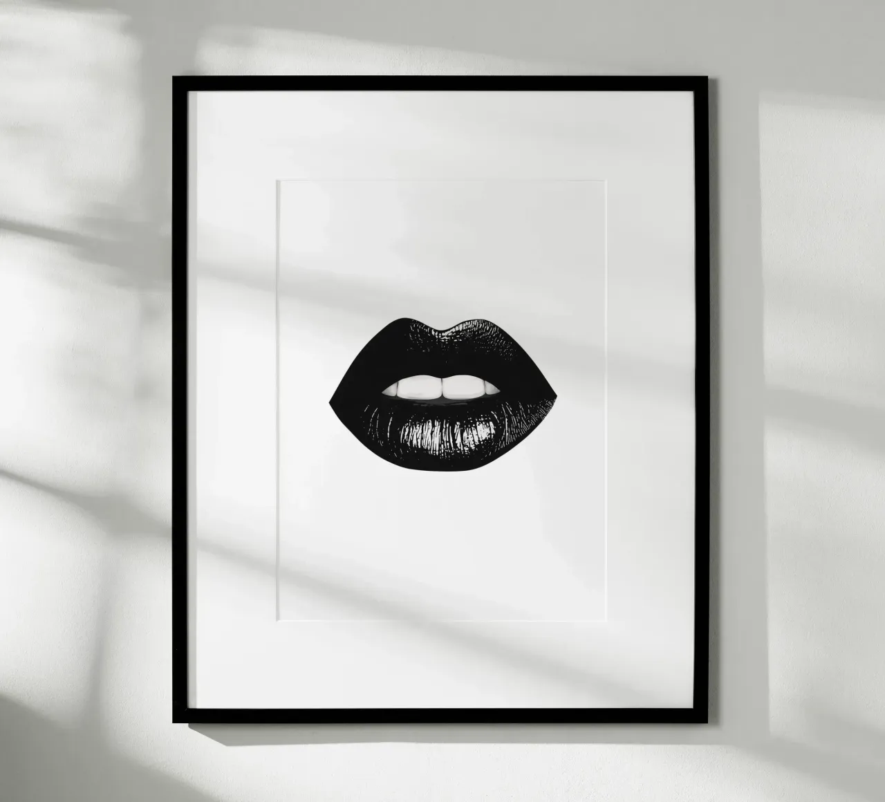 Labbra nere poster da Carinaprint