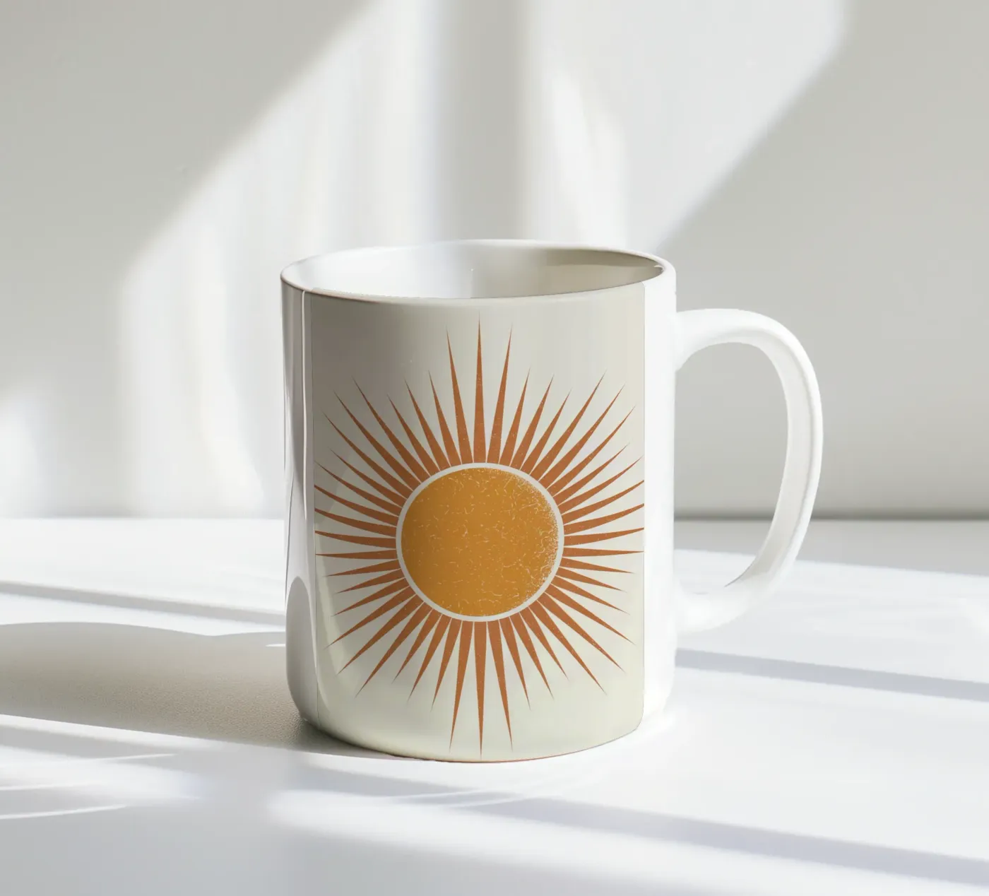 Sunburst ceramic mug by logic