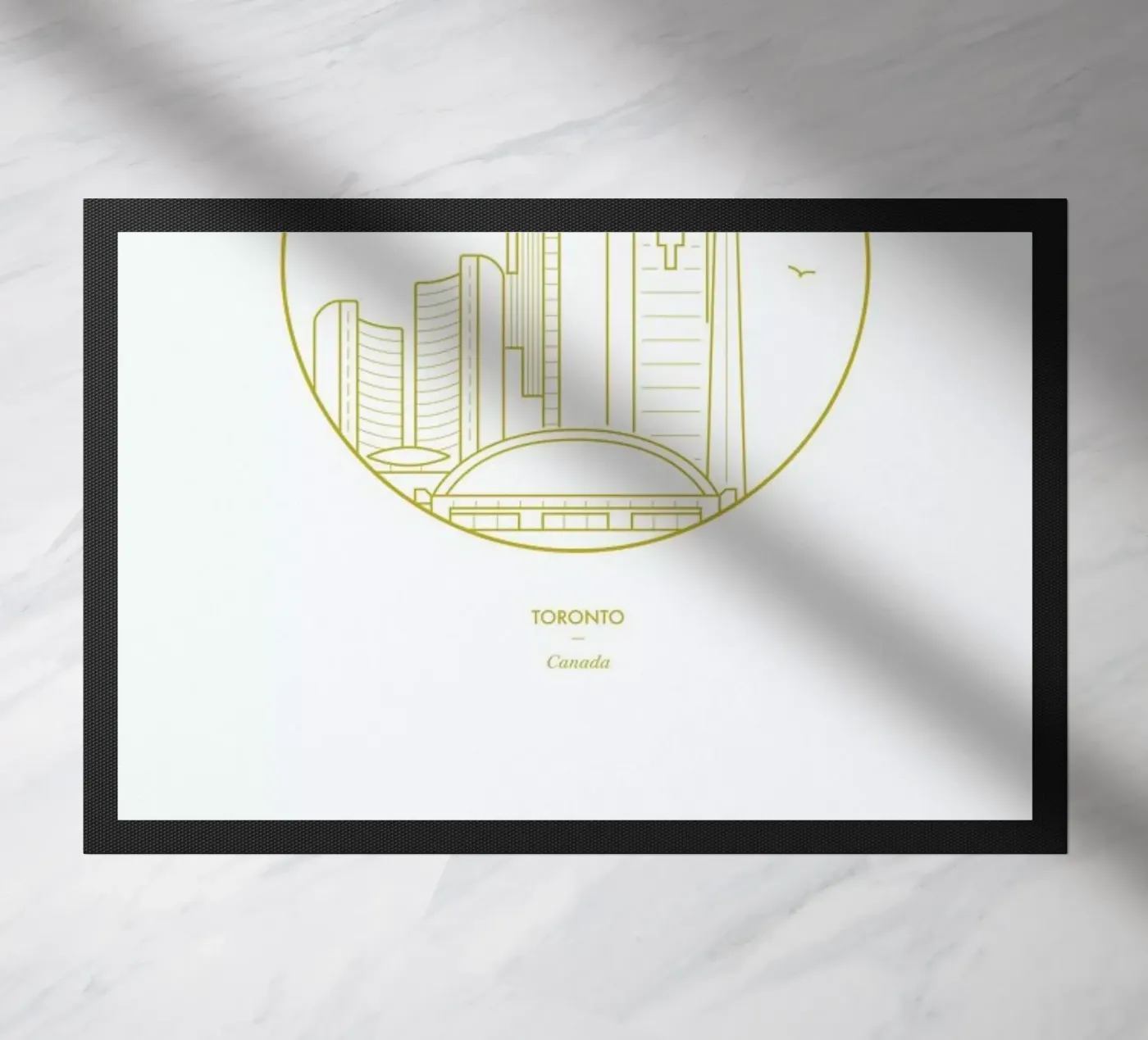 Toronto doormat by Dean Smith